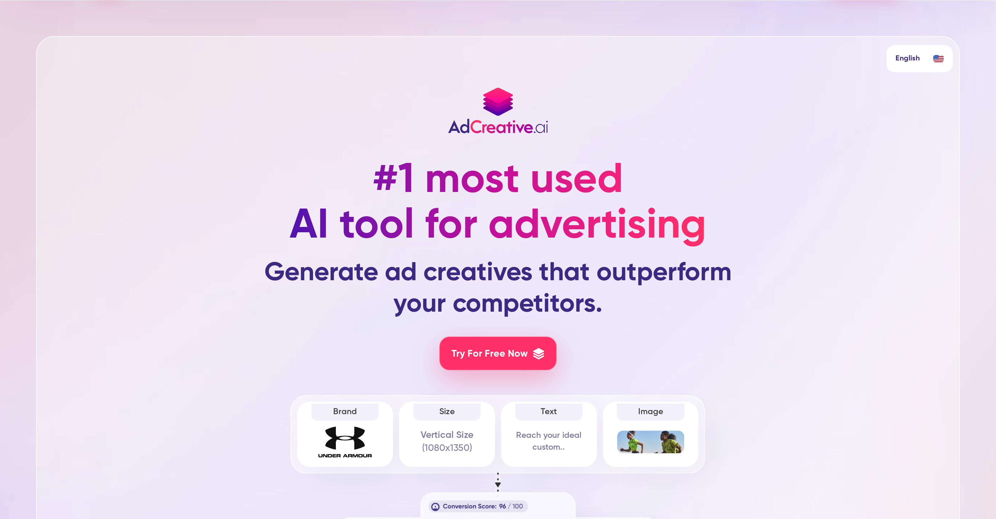 AdCreative.ai - Screenshot showing the interface and features of this AI tool