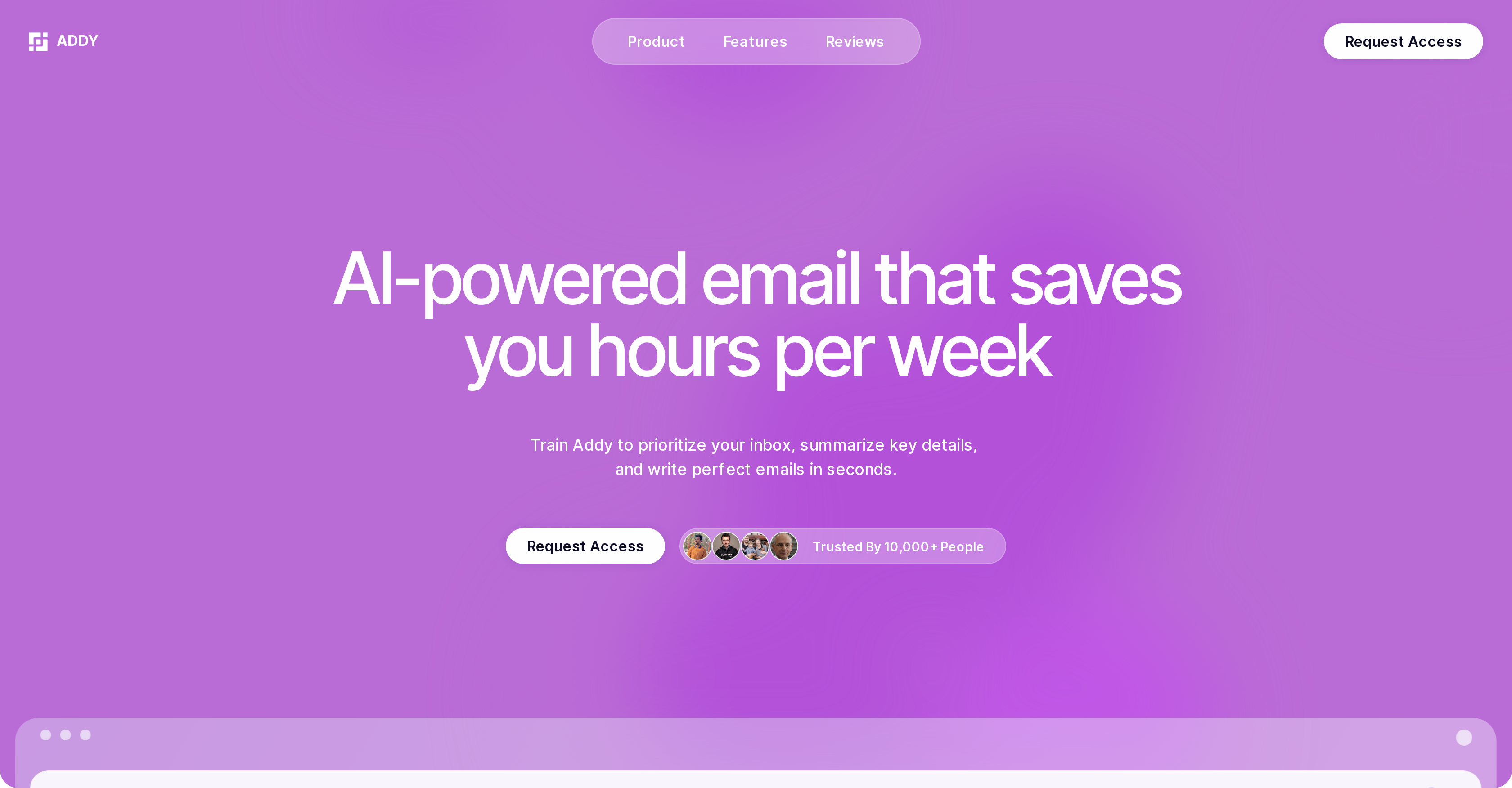 Addy AI - Screenshot showing the interface and features of this AI tool