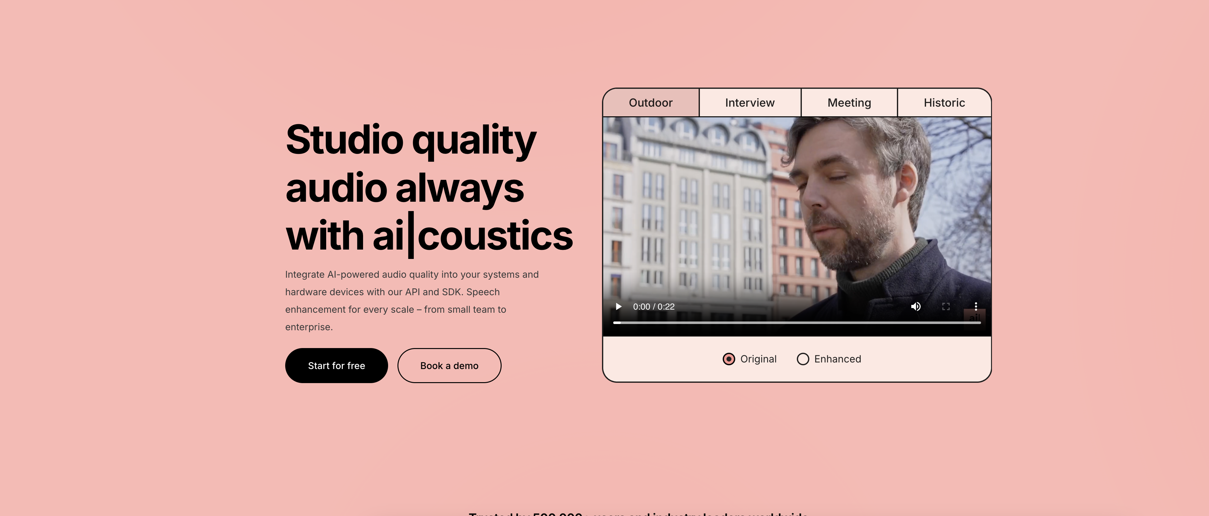 ai|coustics - Screenshot showing the interface and features of this AI tool