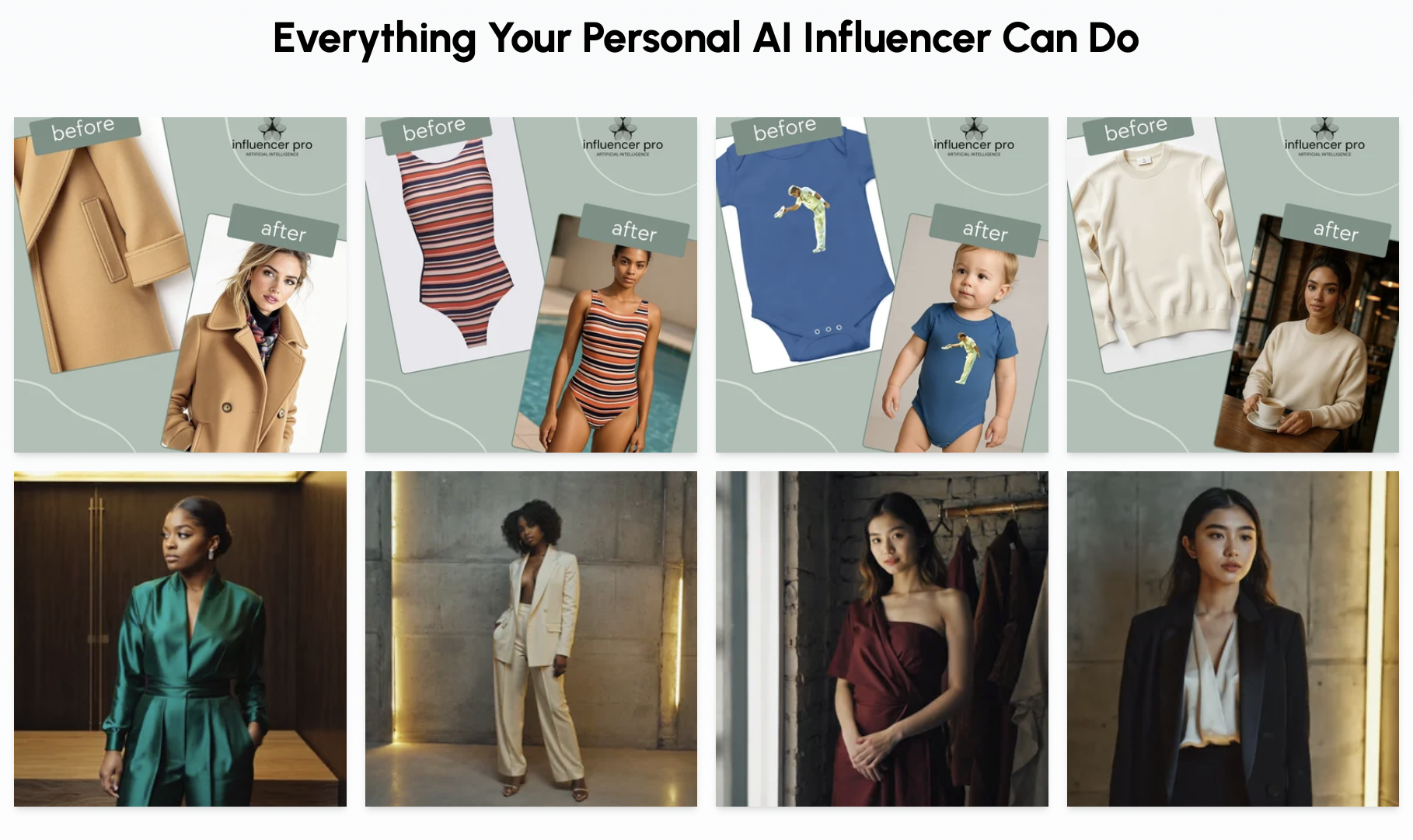 AI Influencer Pro - Screenshot showing the interface and features of this AI tool
