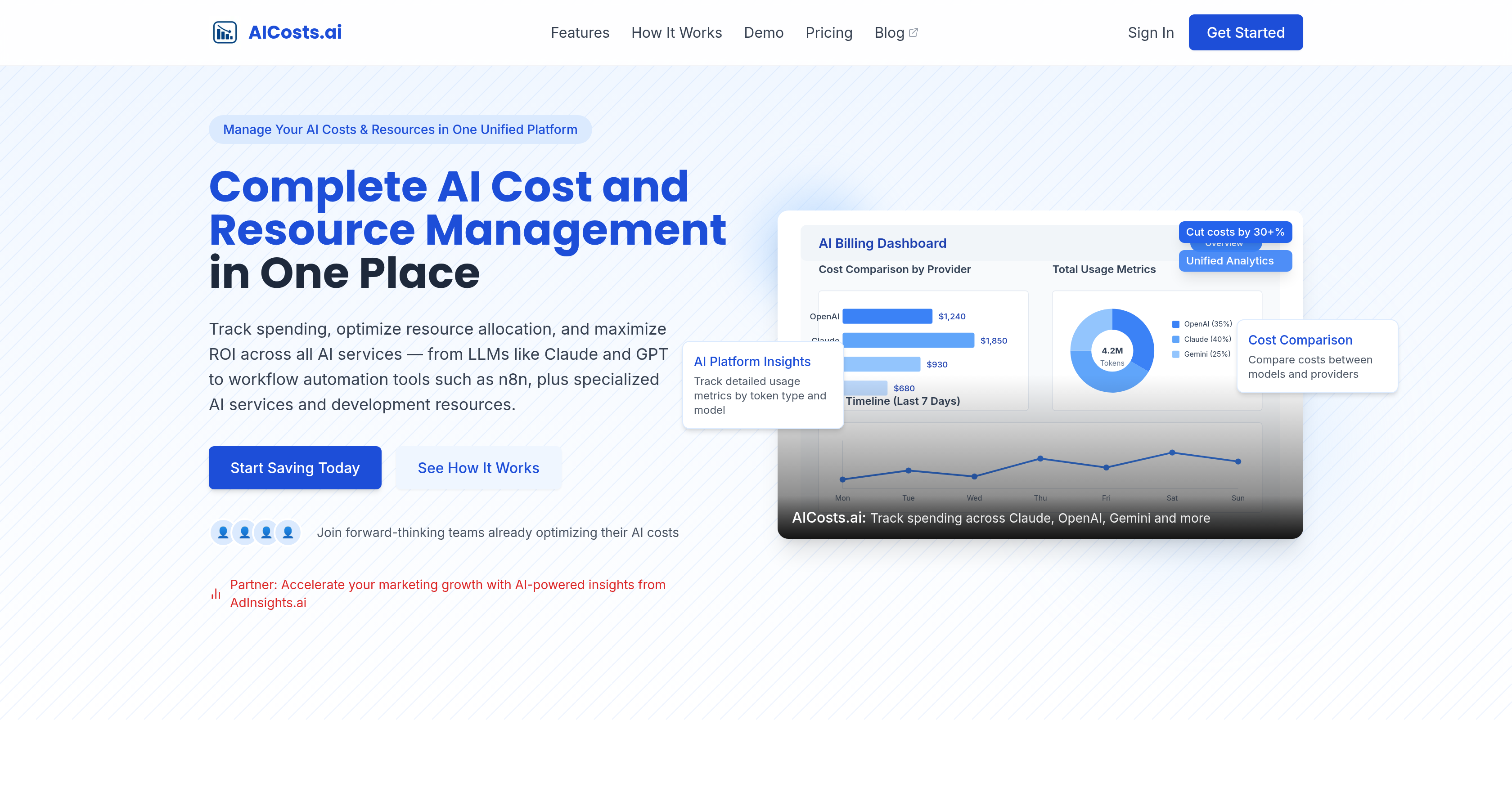 AICosts.ai - Screenshot showing the interface and features of this AI tool