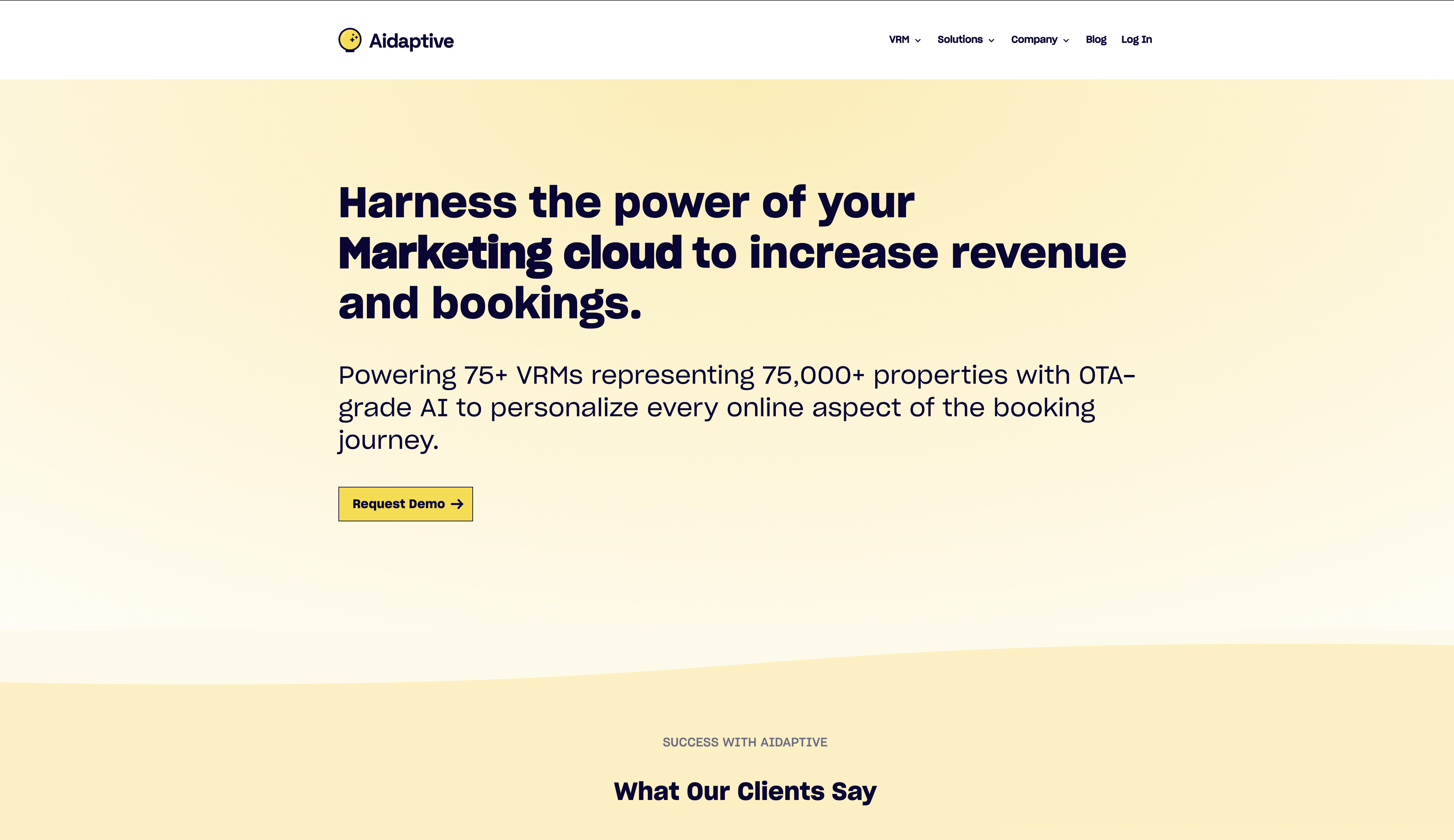 Aidaptive - Screenshot showing the interface and features of this AI tool