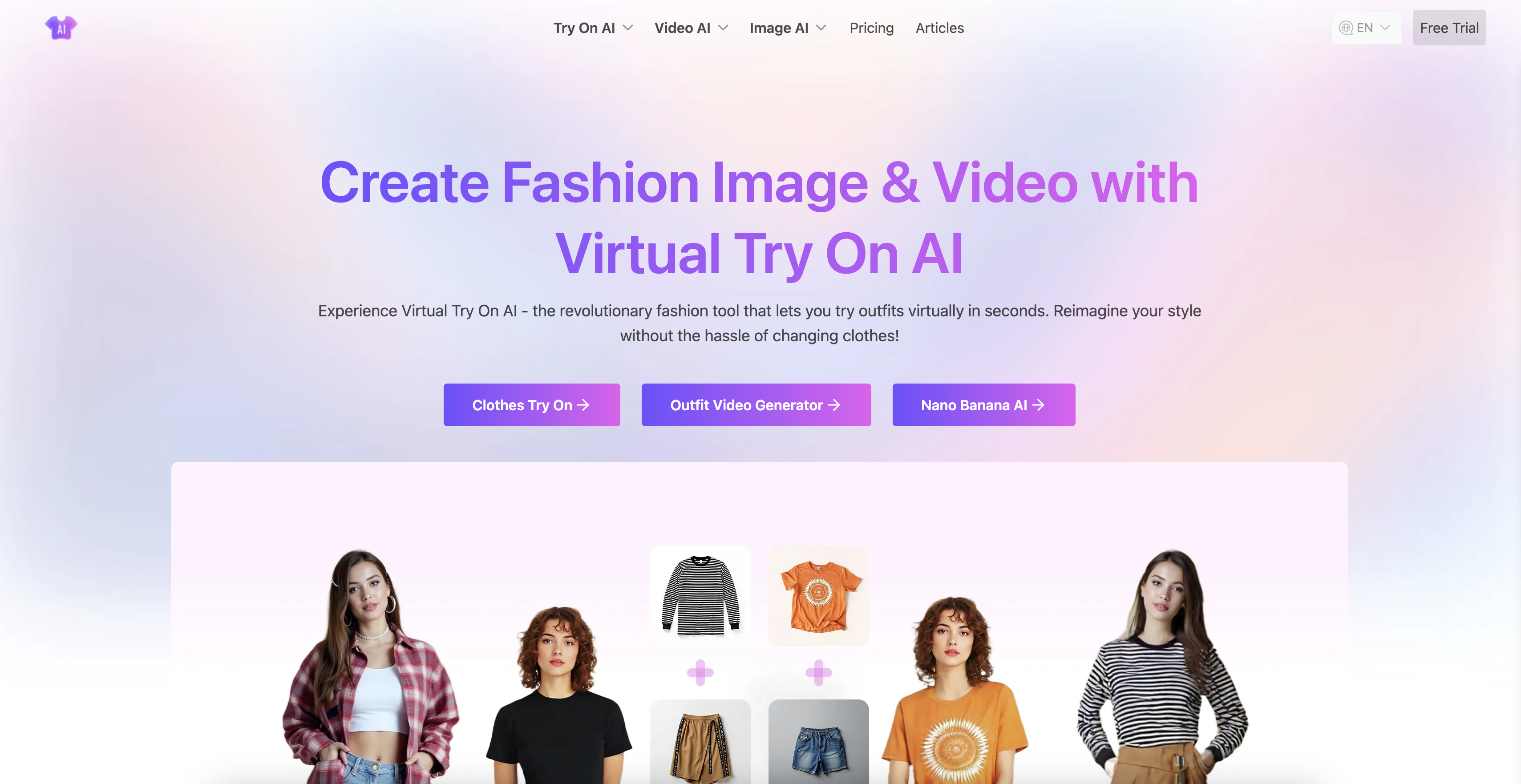 AITryOn | Clothes Changer - Screenshot showing the interface and features of this AI tool