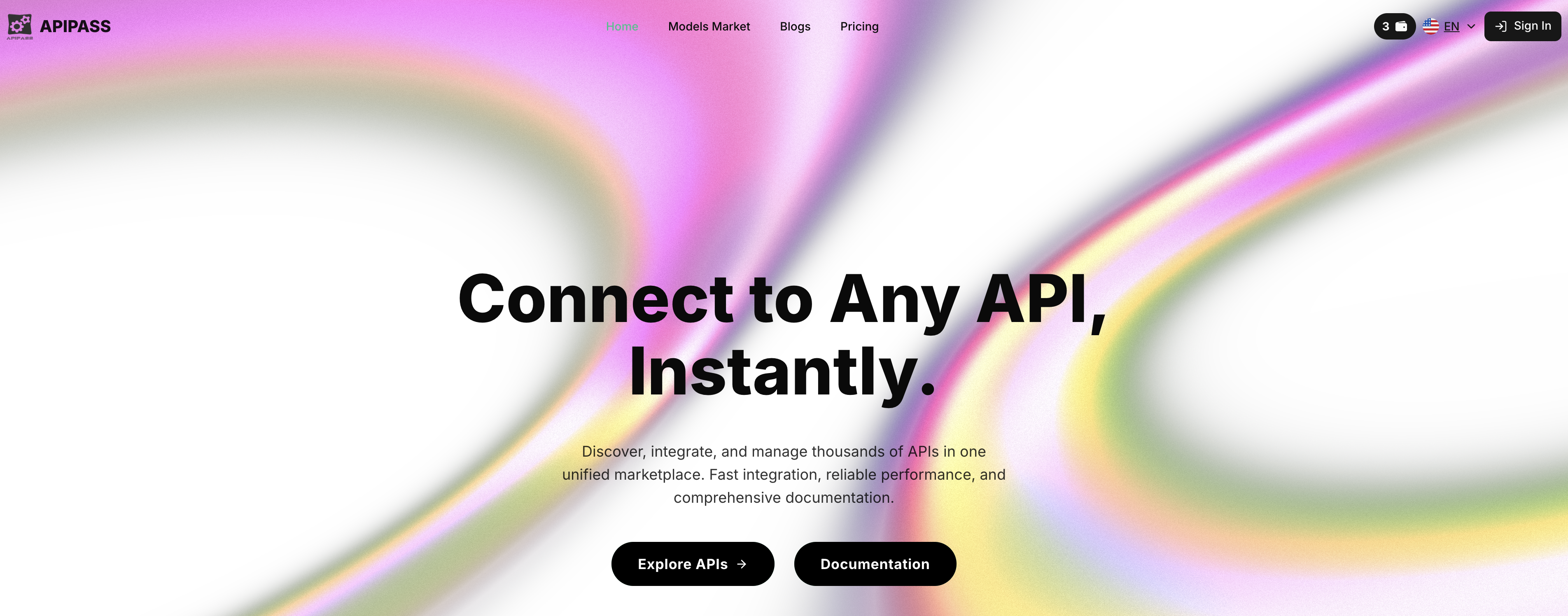 APIPASS - Screenshot showing the interface and features of this AI tool