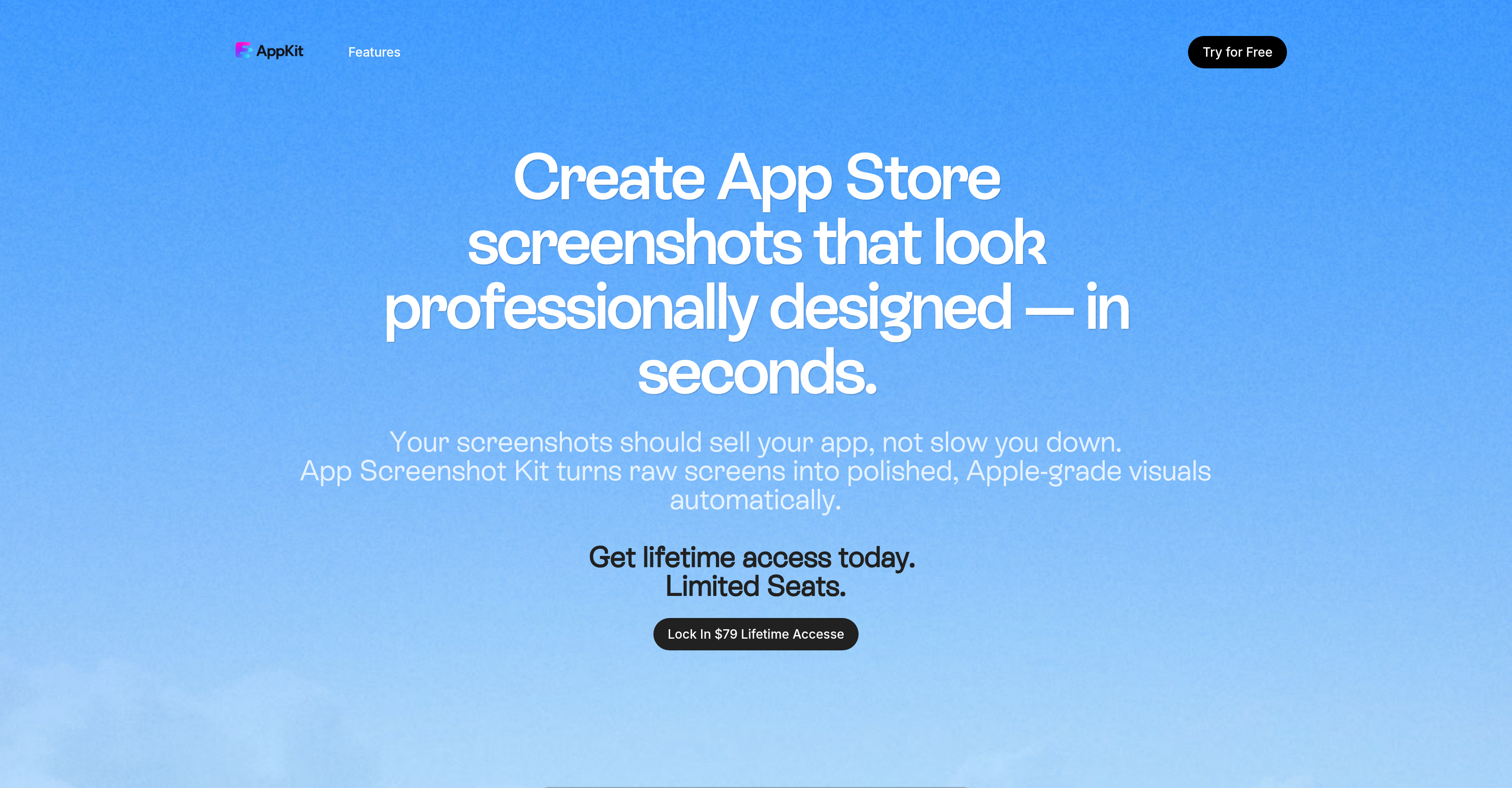 App Screenshot Kit - Screenshot showing the interface and features of this AI tool