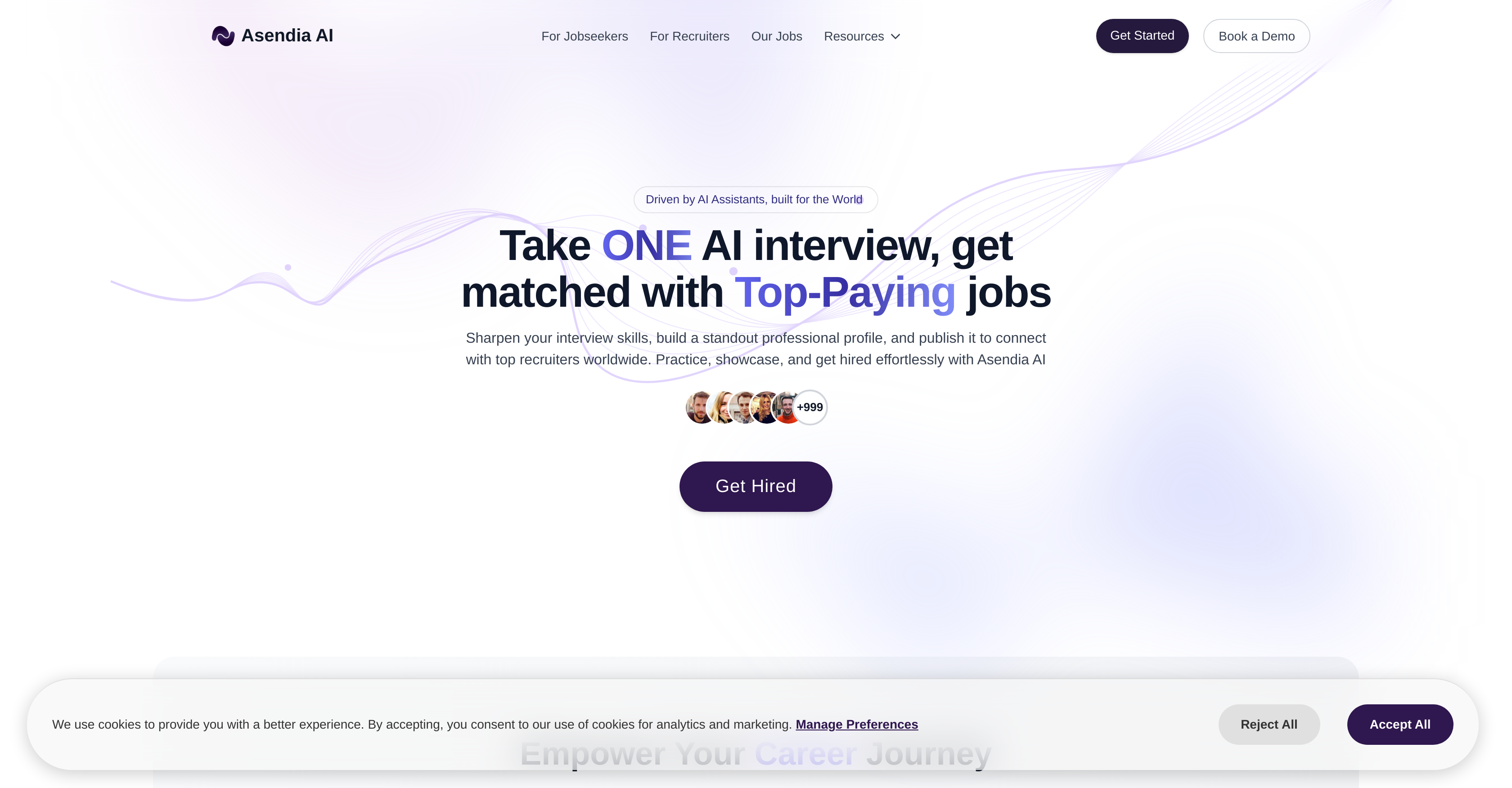Asendia AI - Screenshot showing the interface and features of this AI tool