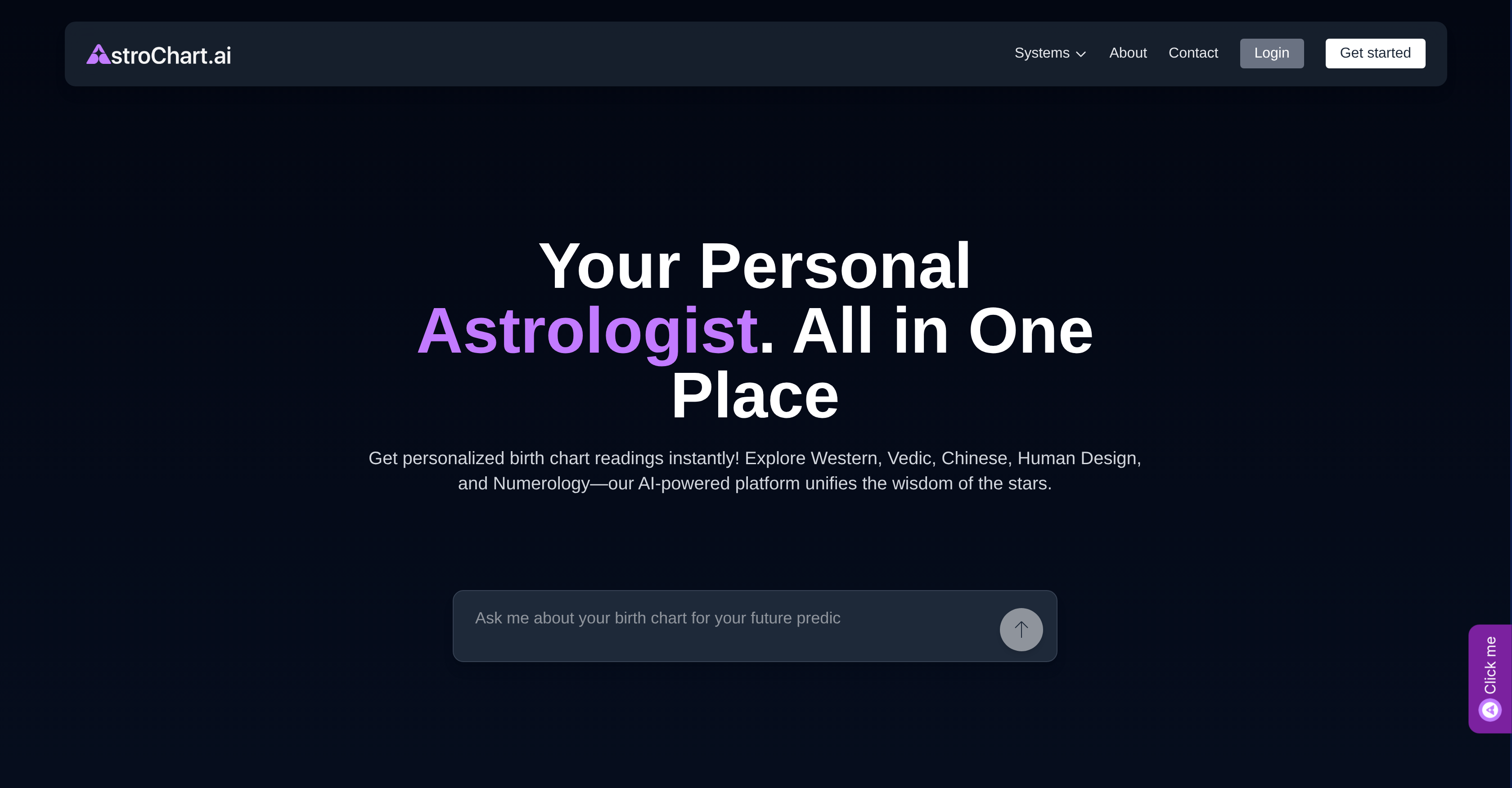 AstroChart AI - Screenshot showing the interface and features of this AI tool