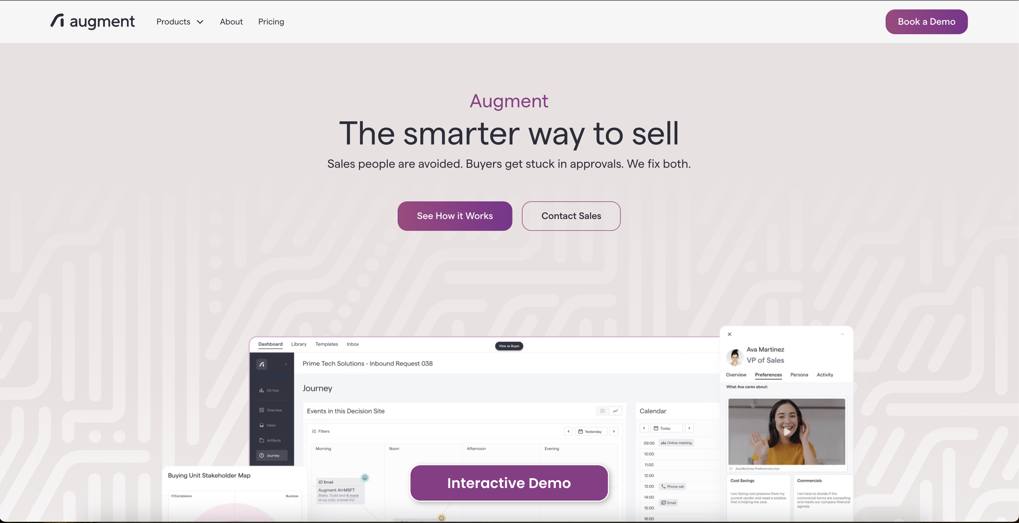 Augment AI - Screenshot showing the interface and features of this AI tool
