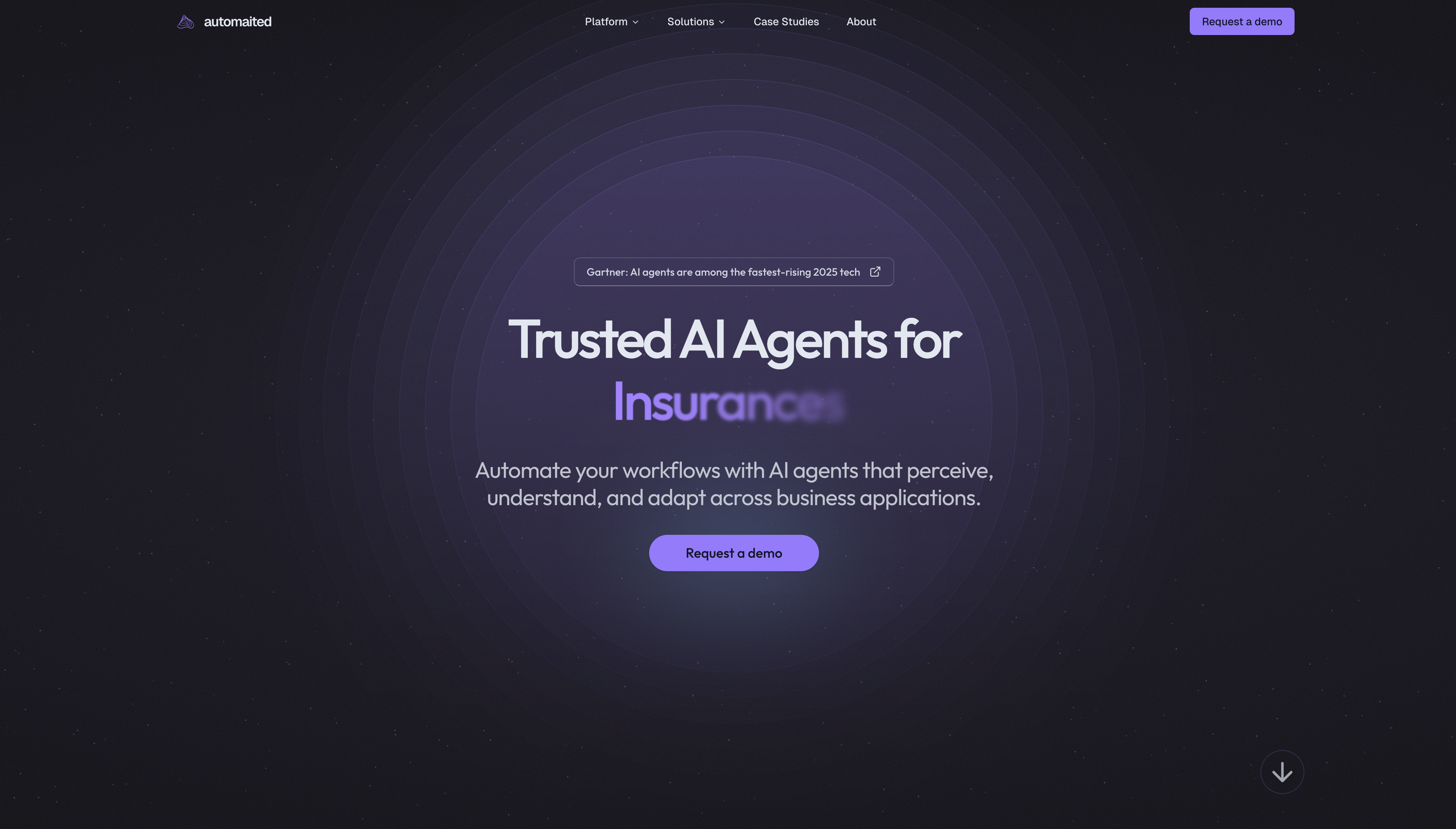 Automaited - Screenshot showing the interface and features of this AI tool