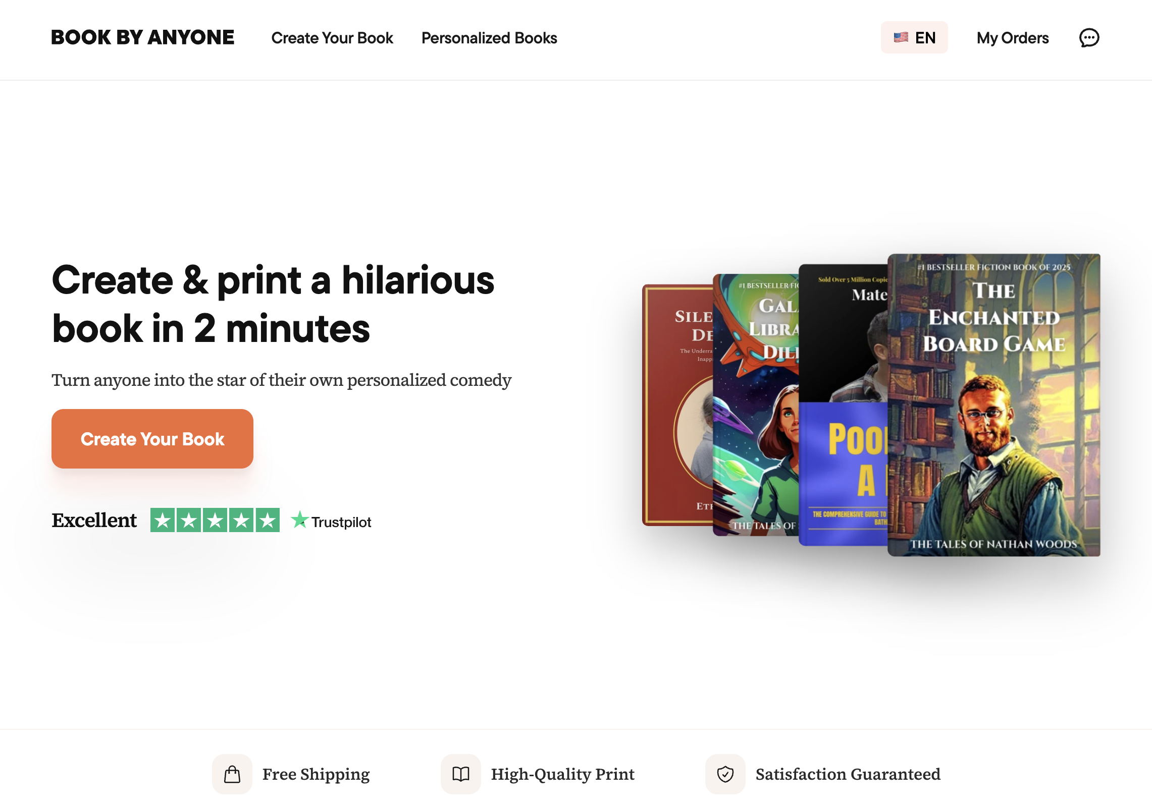 Book by Anyone - Screenshot showing the interface and features of this AI tool