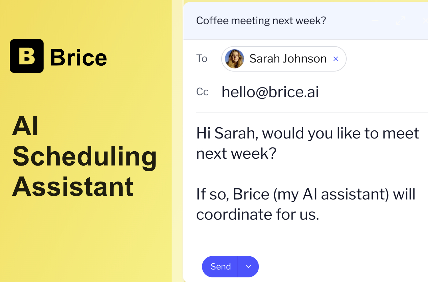 Brice - Screenshot showing the interface and features of this AI tool
