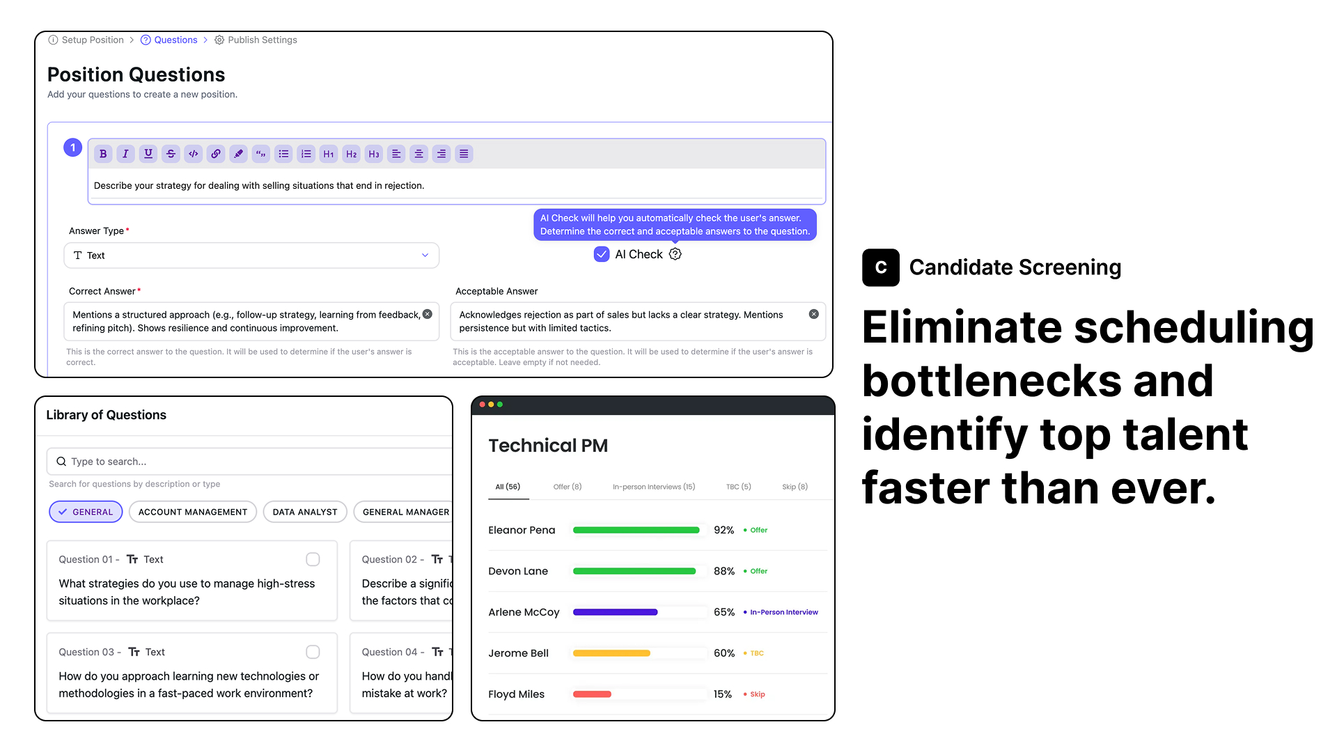 Candidate Screening - AI-Powered Hiring & Assessment ... - Screenshot showing the interface and features of this AI tool