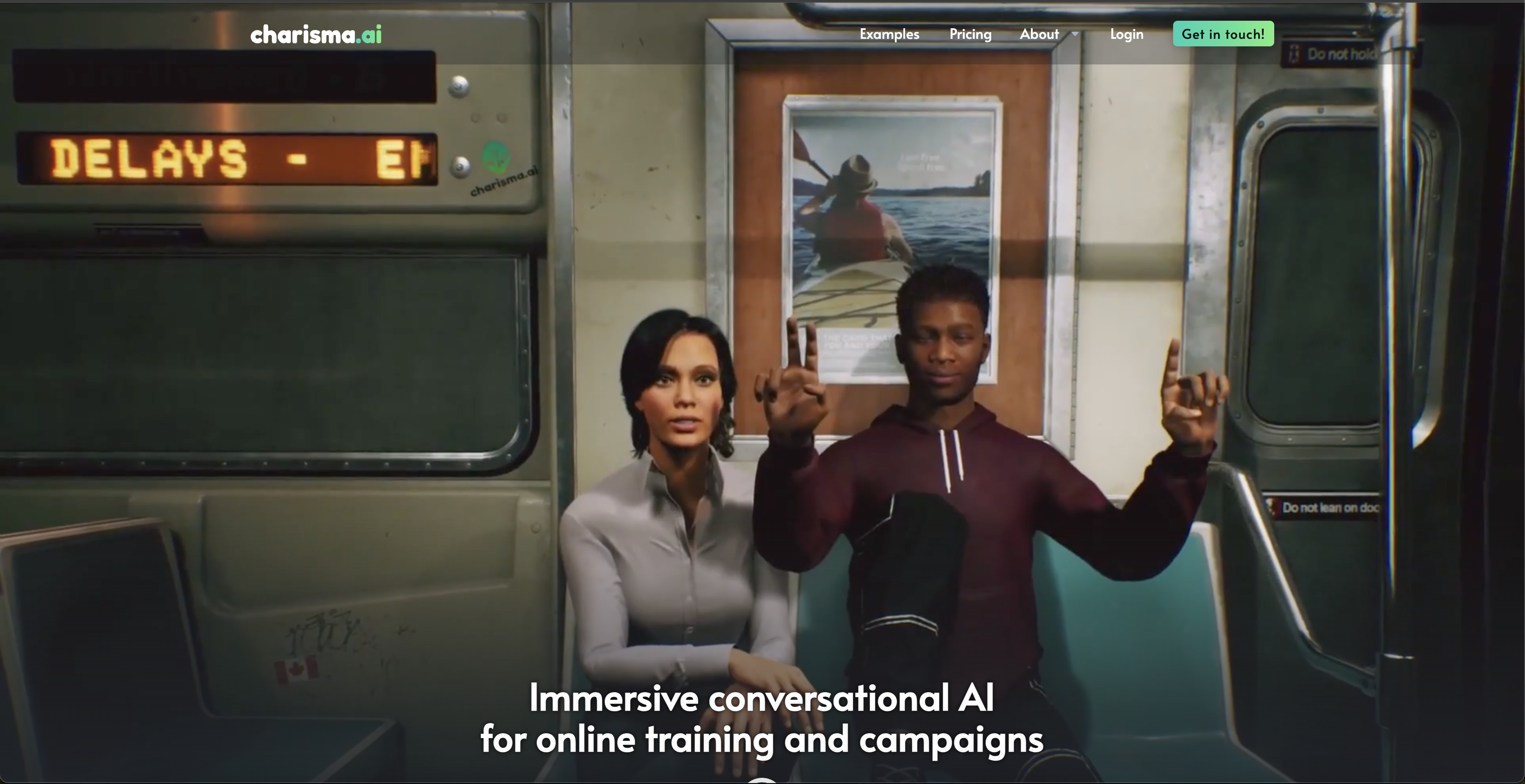 Charisma AI - Screenshot showing the interface and features of this AI tool