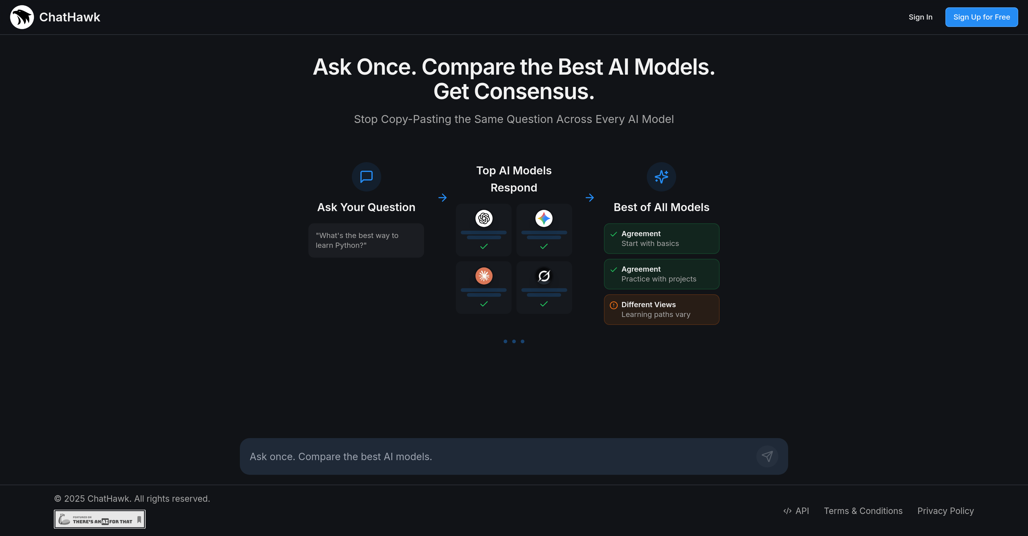 ChatHawk - Screenshot showing the interface and features of this AI tool