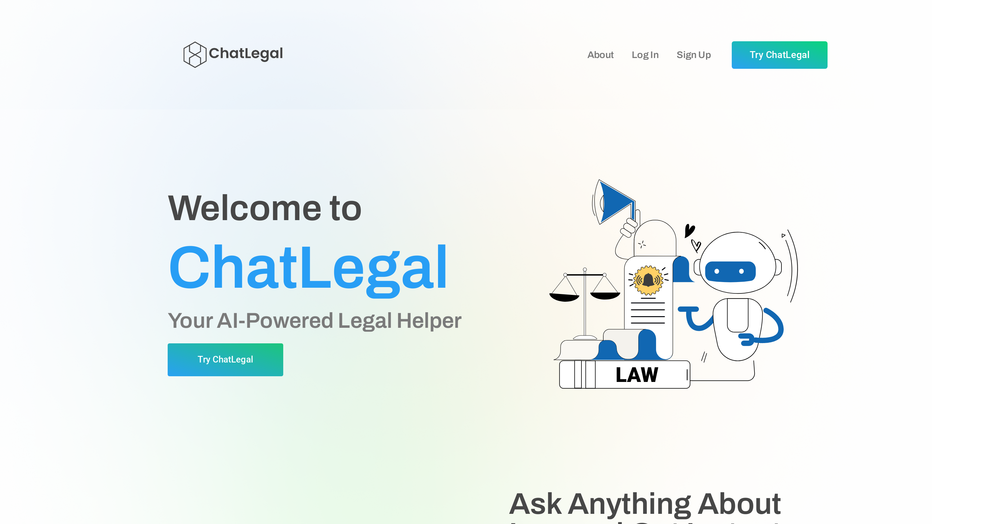ChatLegal - Screenshot showing the interface and features of this AI tool