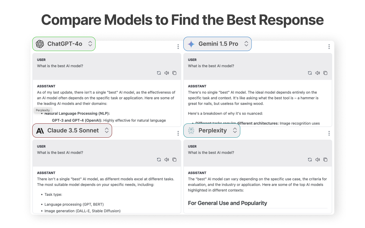 ChatPlayground AIv7.8.4 - Screenshot showing the interface and features of this AI tool