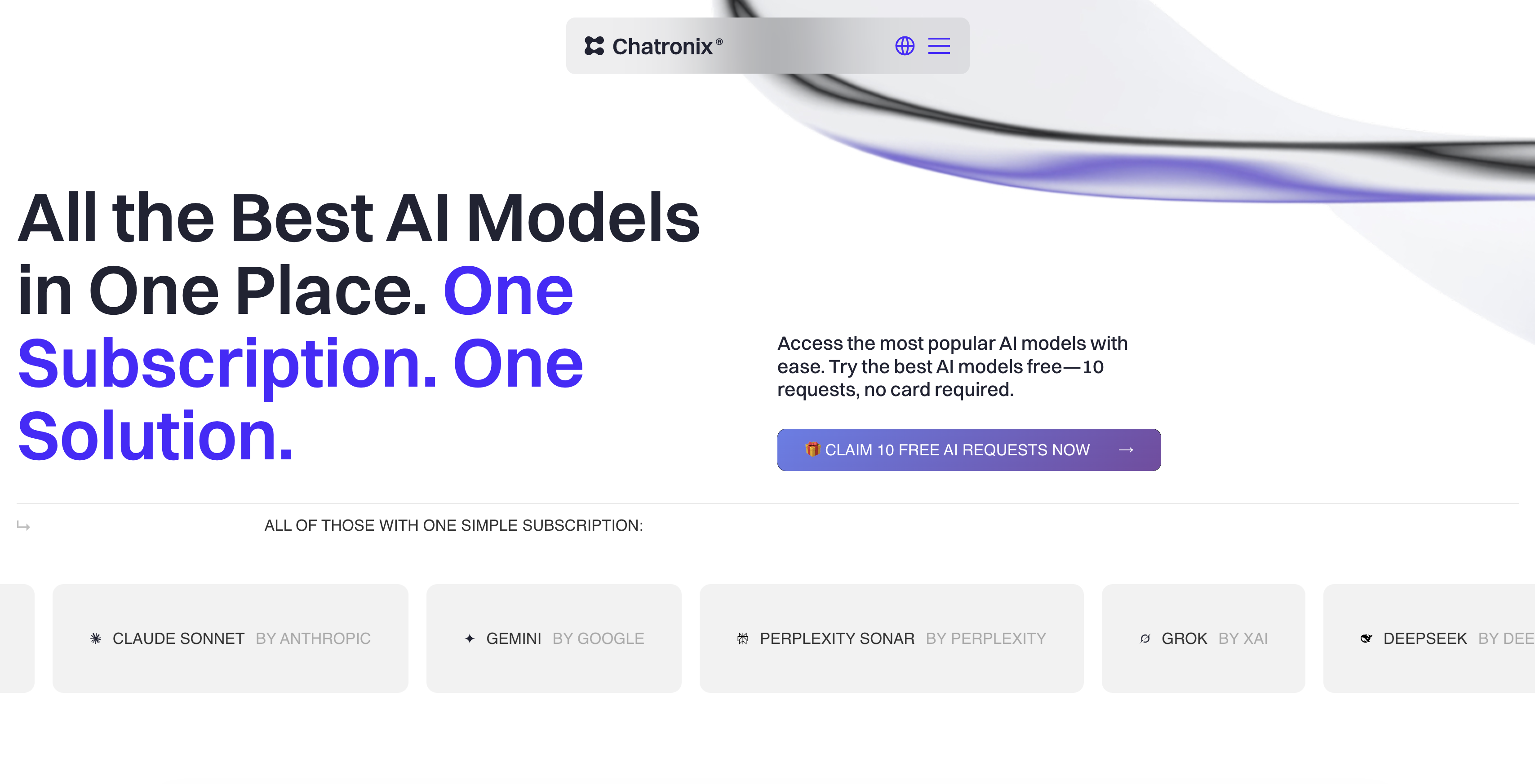 Chatronix AI - Screenshot showing the interface and features of this AI tool