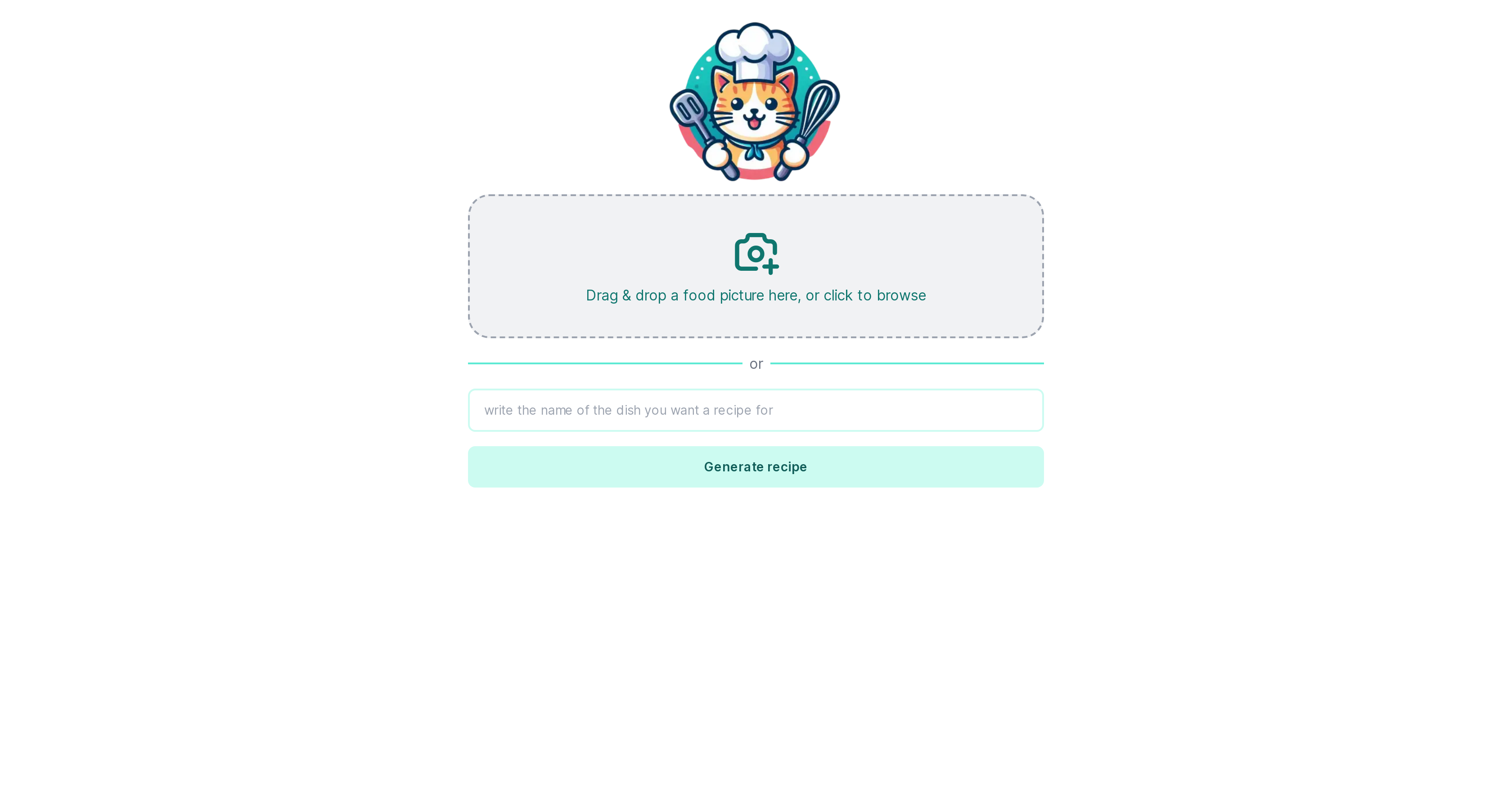 Chef Kitty AI - Screenshot showing the interface and features of this AI tool
