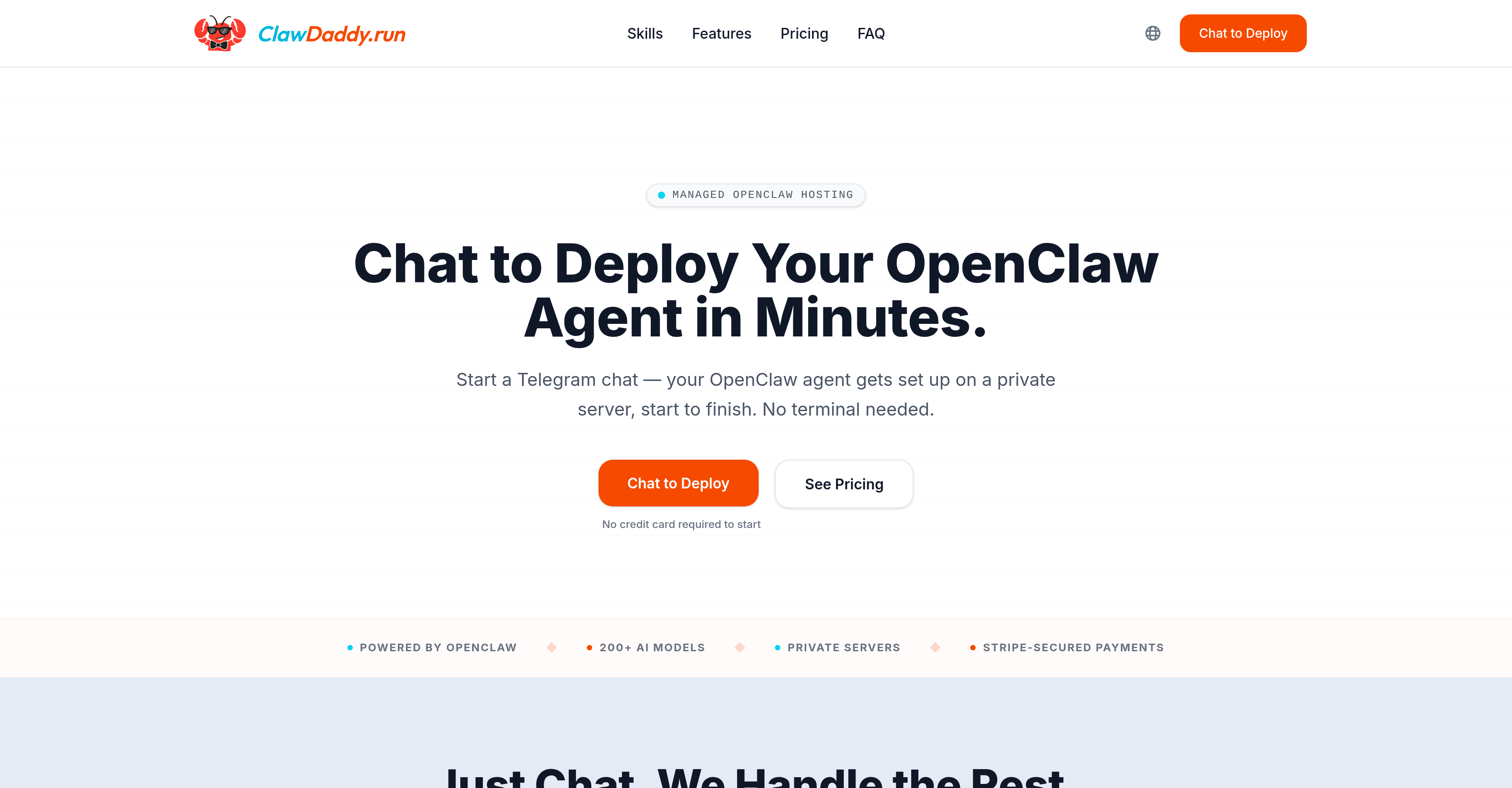 ClawDaddy - Screenshot showing the interface and features of this AI tool