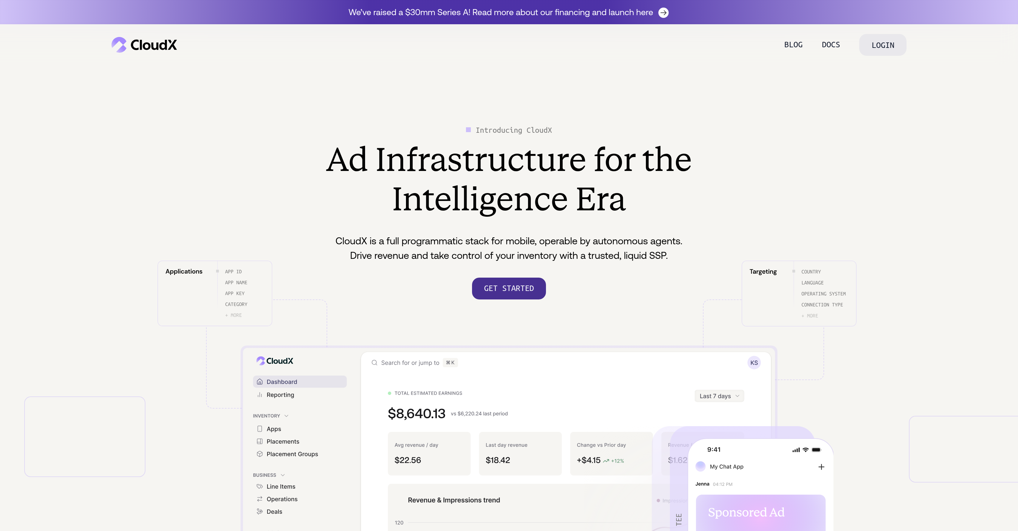CloudX - Screenshot showing the interface and features of this AI tool