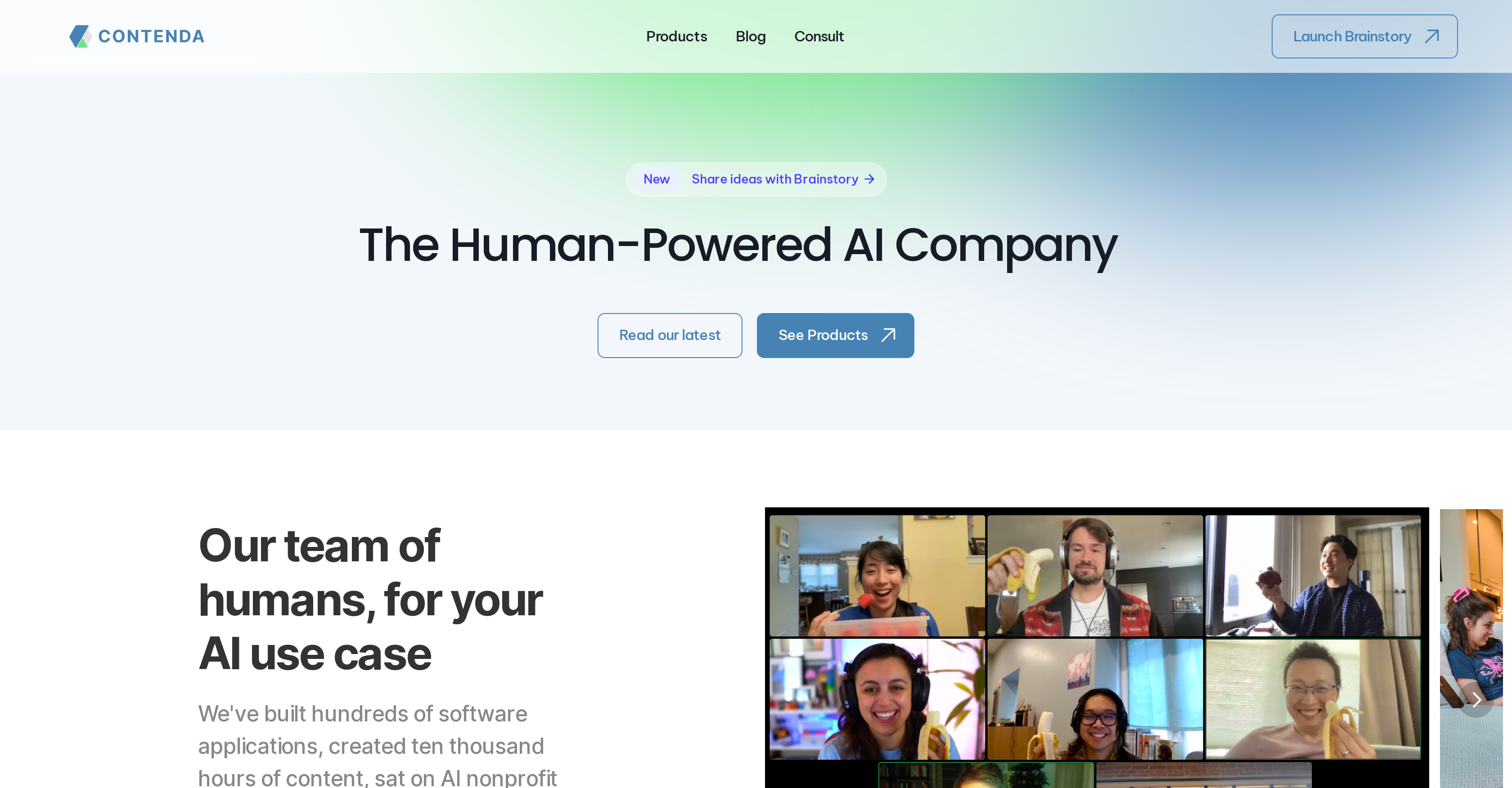Contenda - Screenshot showing the interface and features of this AI tool