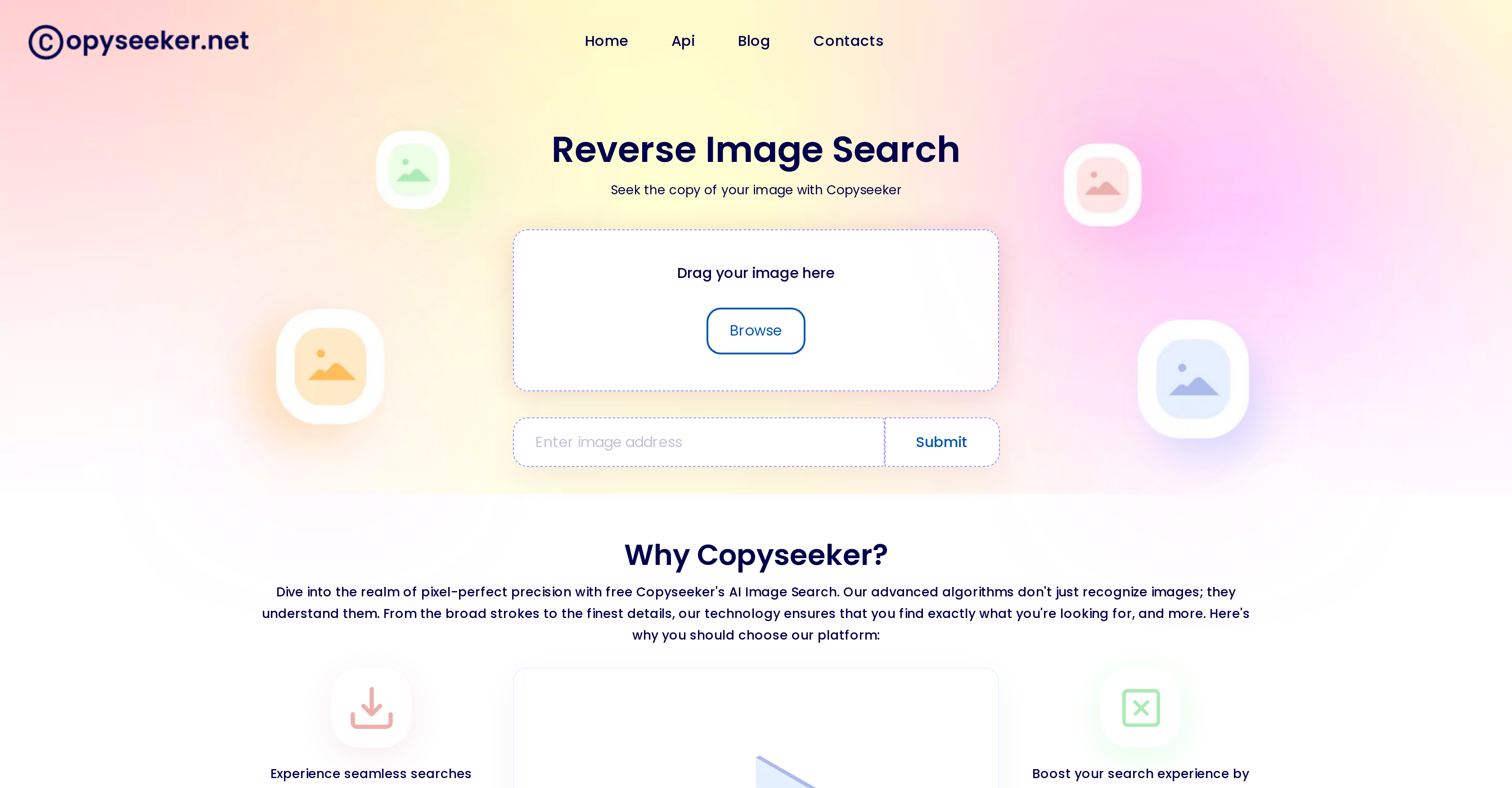 Copyseeker - Screenshot showing the interface and features of this AI tool