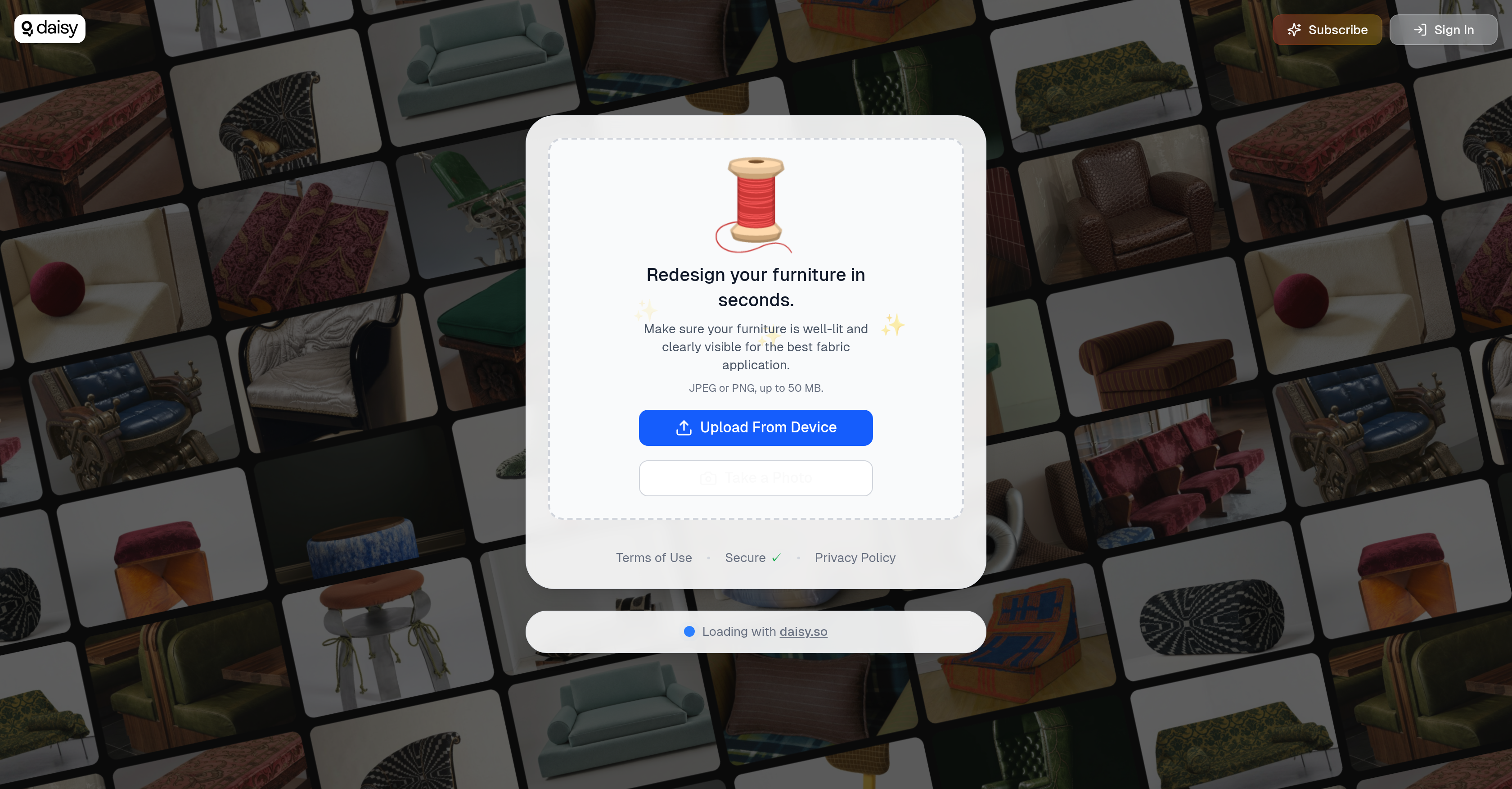 daisy | Stitchify - Screenshot showing the interface and features of this AI tool