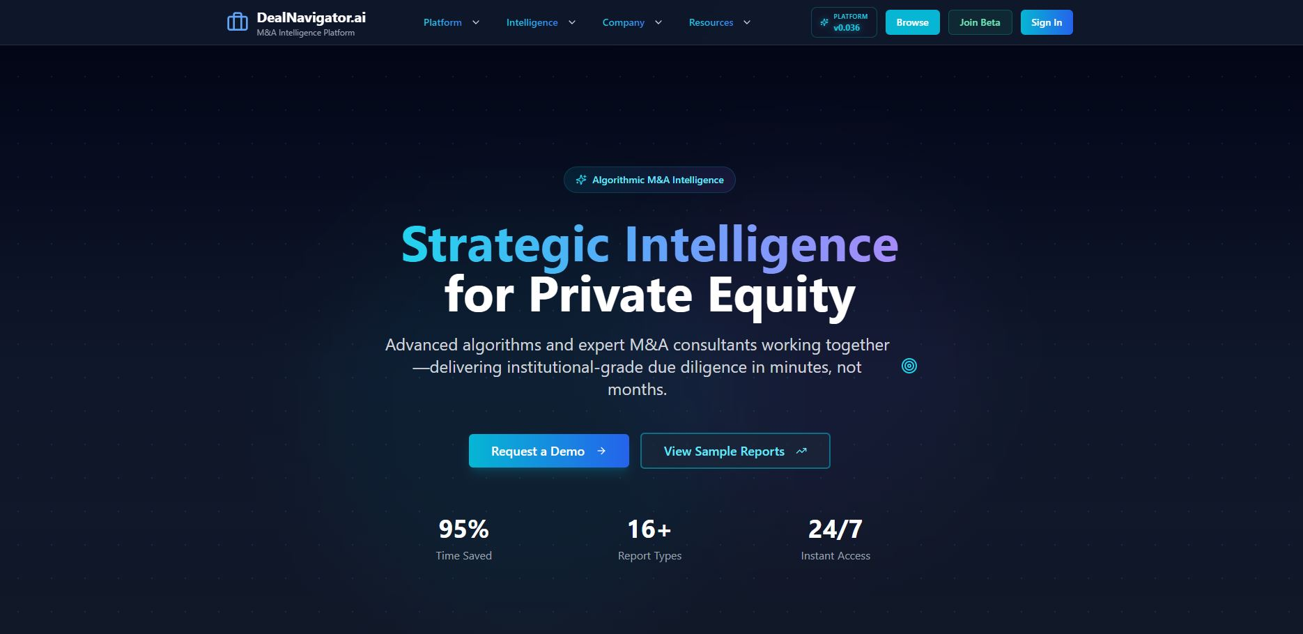 DealNavigator.Ai - Screenshot showing the interface and features of this AI tool