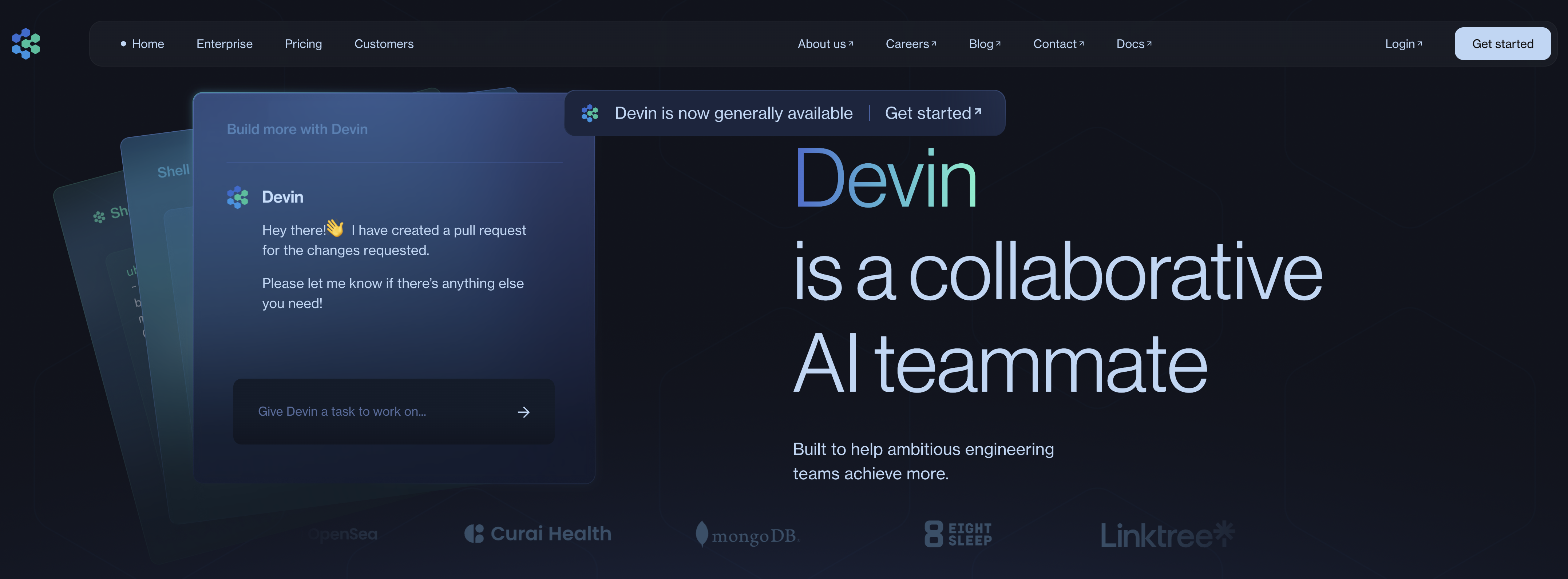 Devinv2.2 - Screenshot showing the interface and features of this AI tool