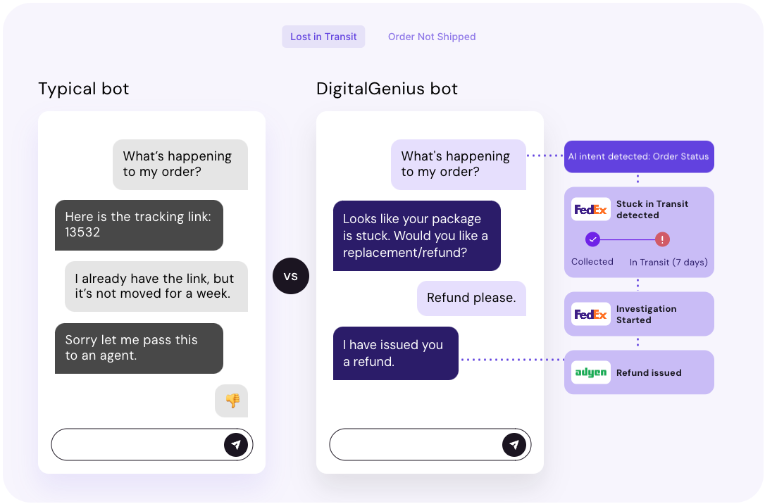 DigitalGeniusv1.1.1 - Screenshot showing the interface and features of this AI tool