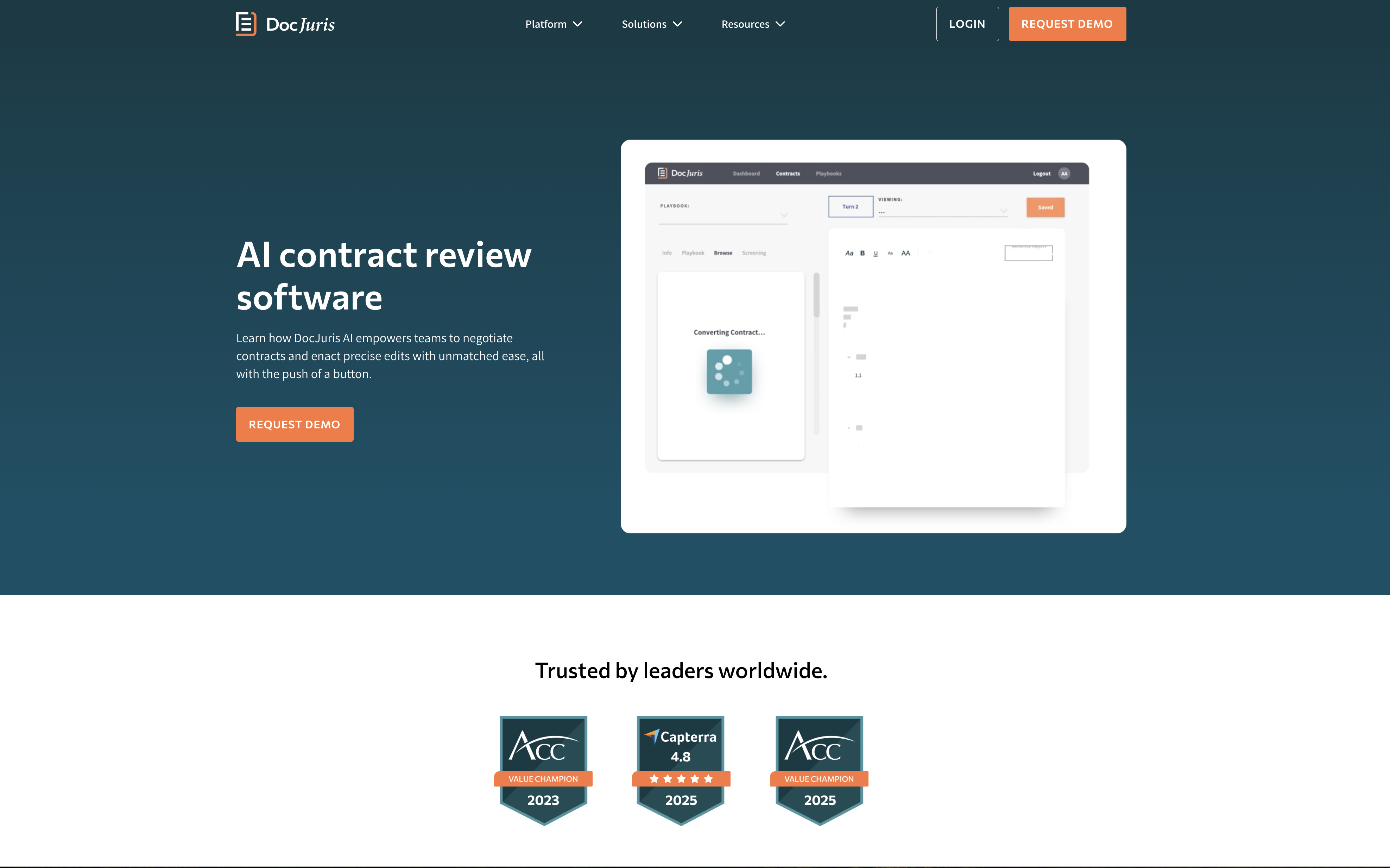 DocJuris - Screenshot showing the interface and features of this AI tool