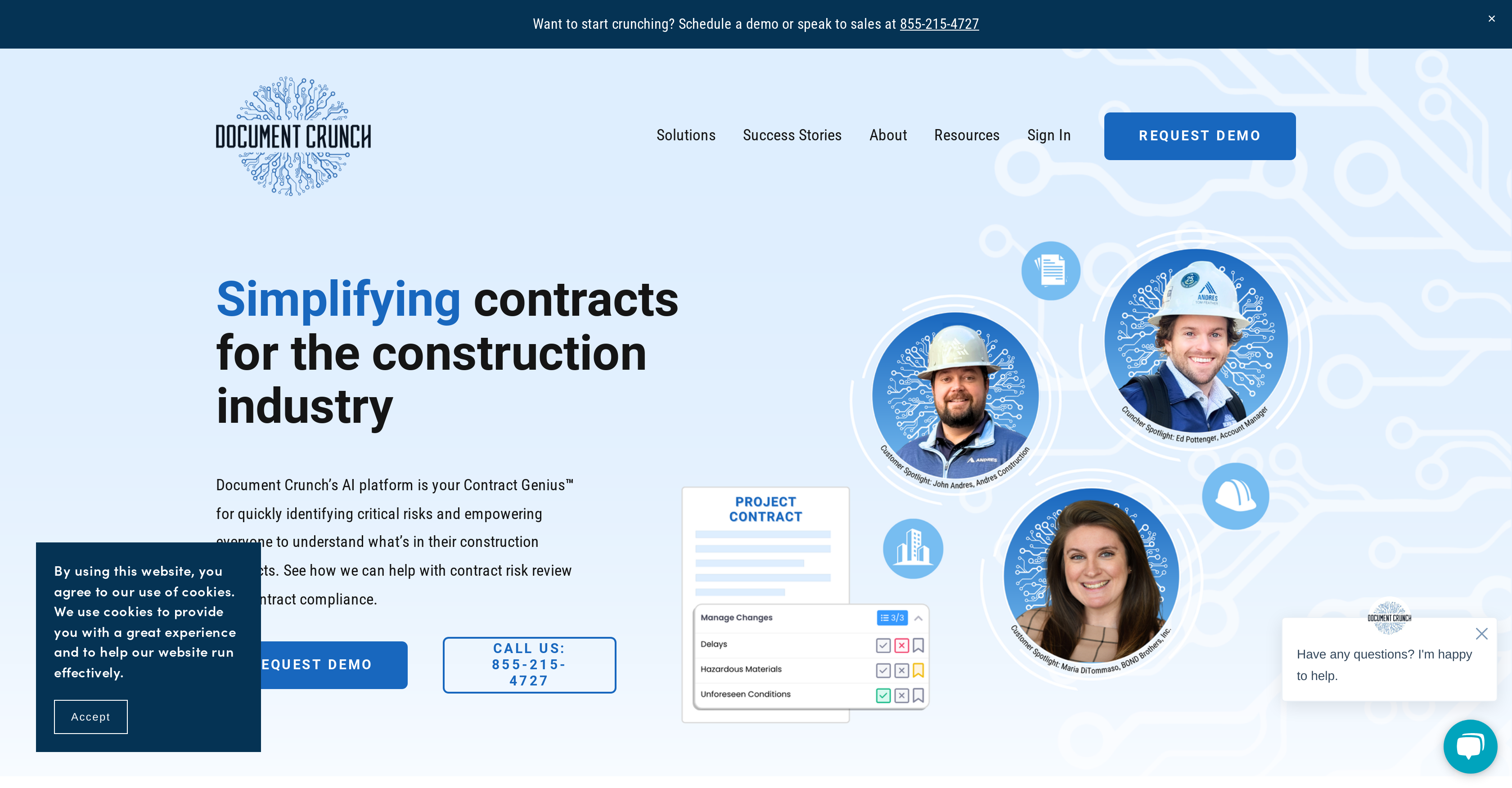 Document Crunch - Screenshot showing the interface and features of this AI tool