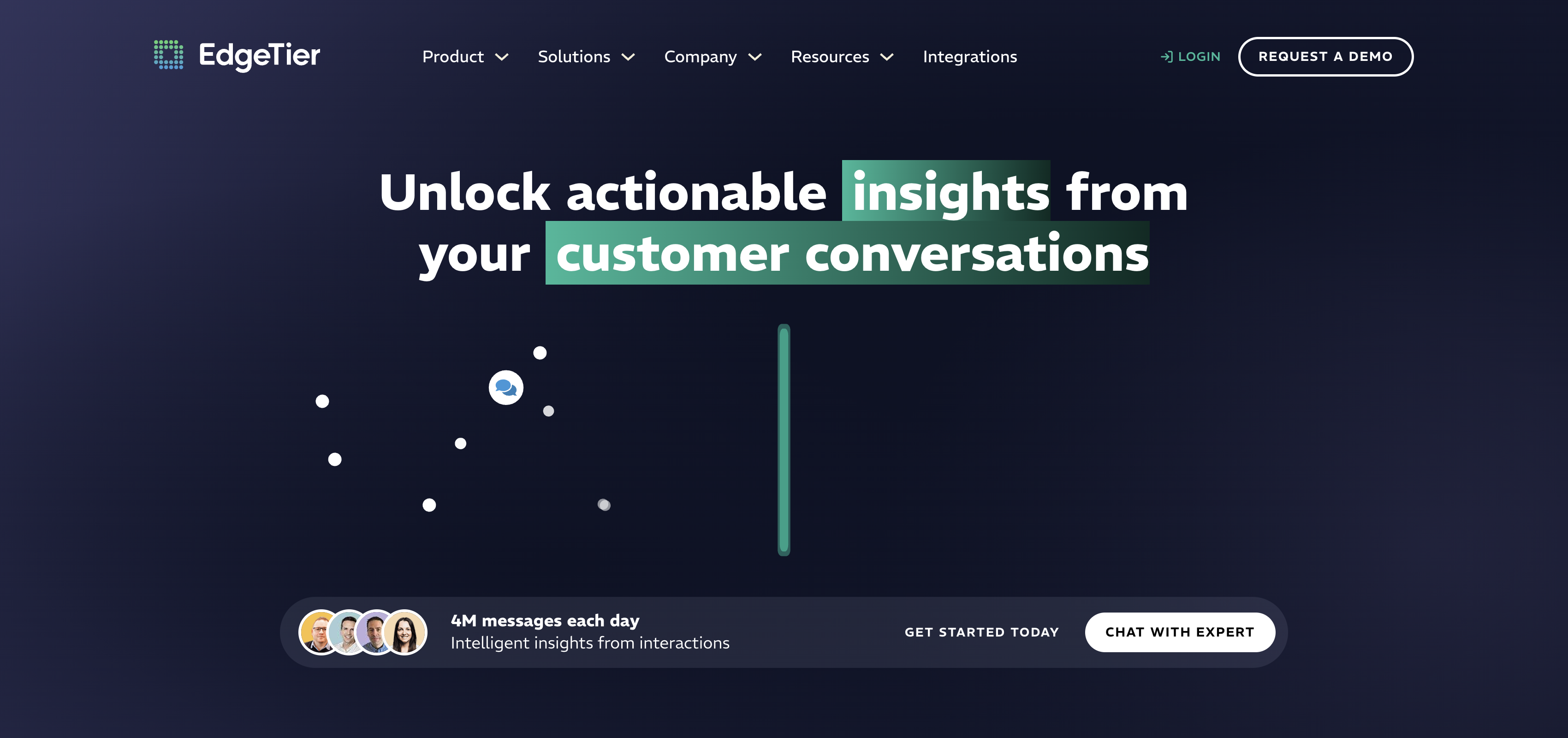 EdgeTier - Screenshot showing the interface and features of this AI tool