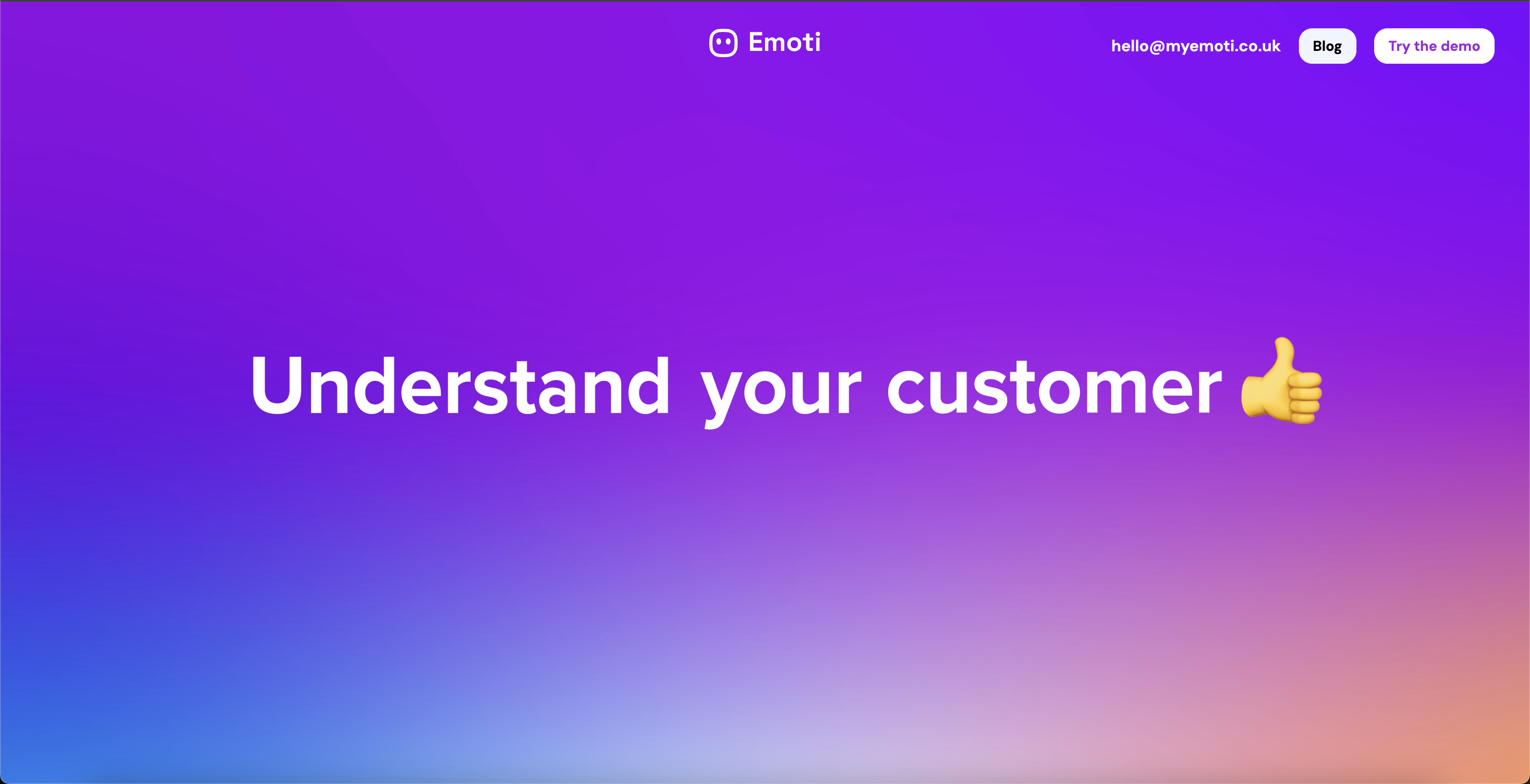 Emoti - Screenshot showing the interface and features of this AI tool