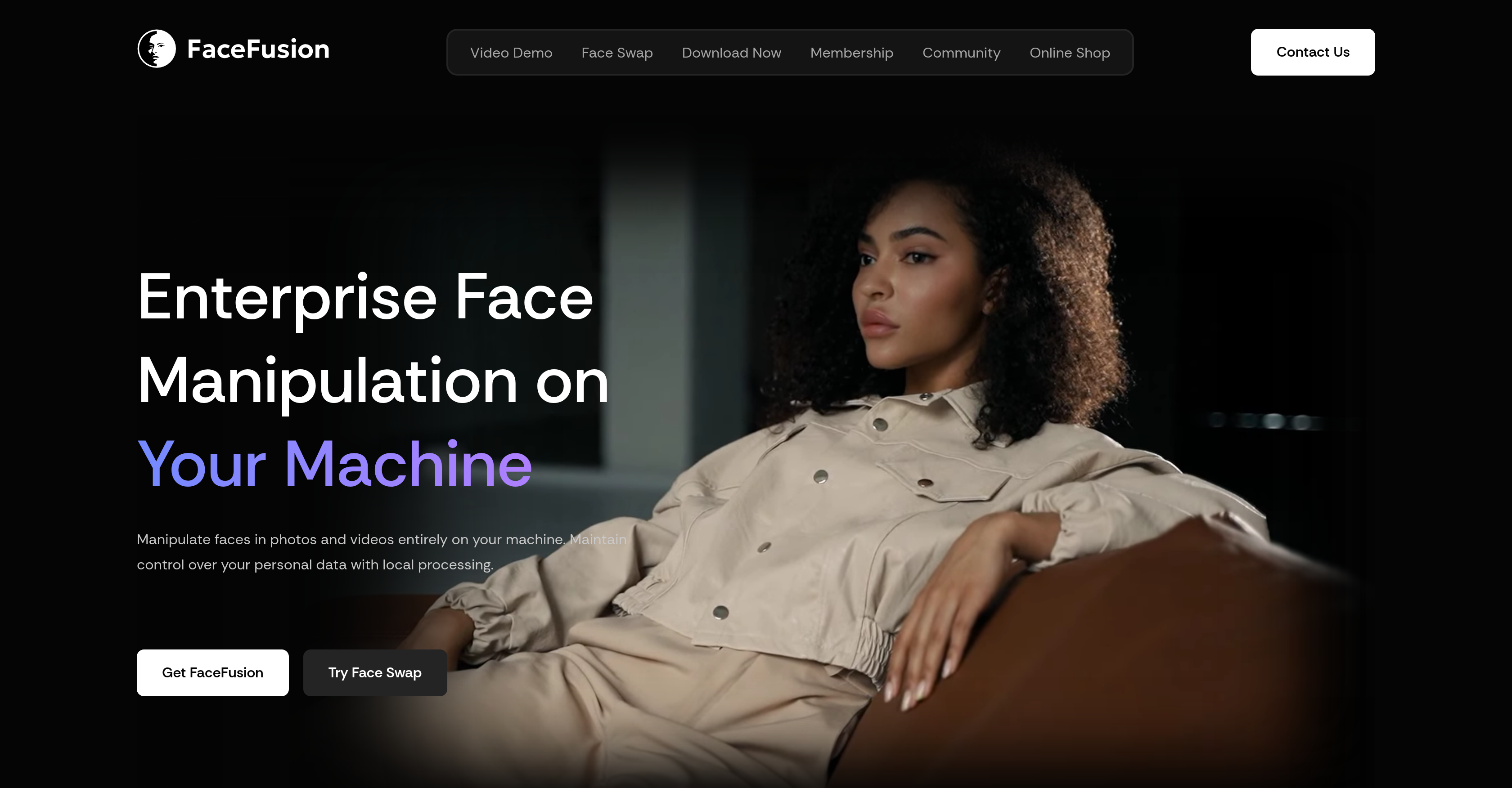FaceFusion - Screenshot showing the interface and features of this AI tool