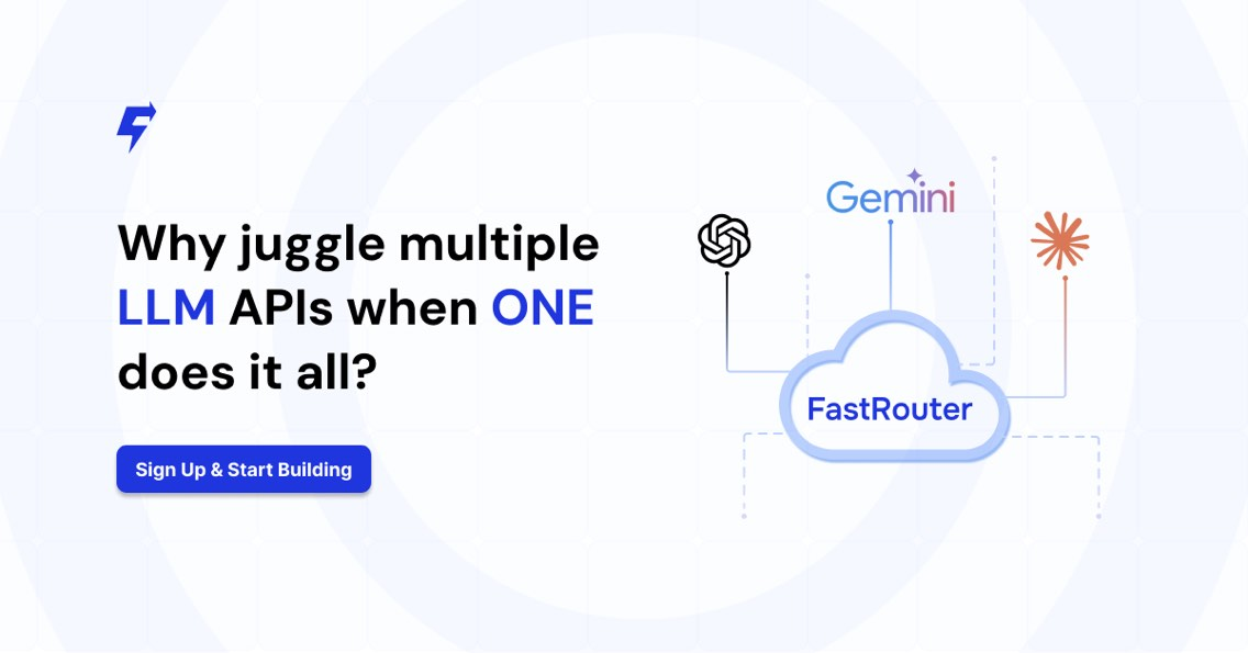 FastRouter - Screenshot showing the interface and features of this AI tool