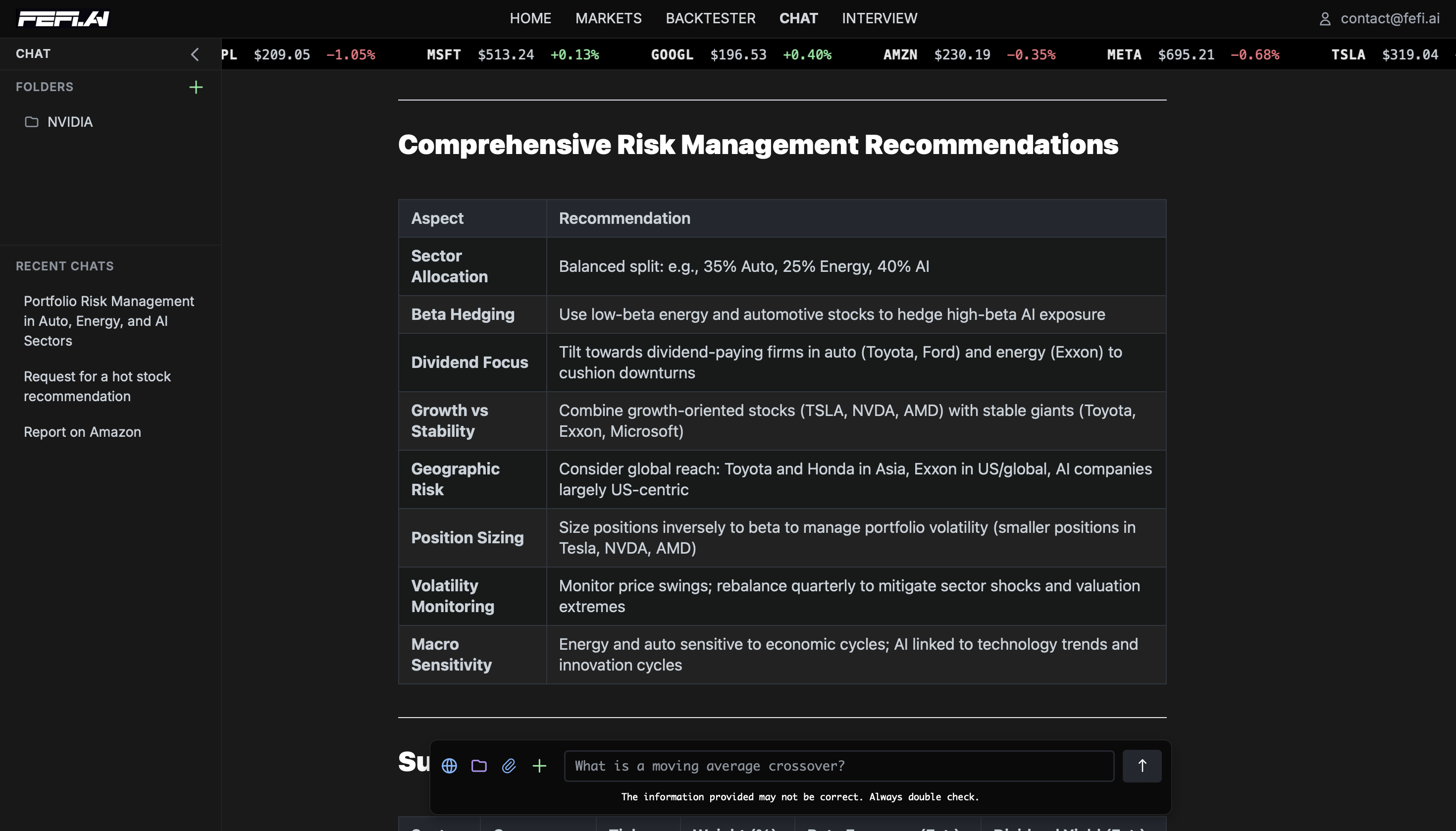 Fefiv2.2 - Screenshot showing the interface and features of this AI tool