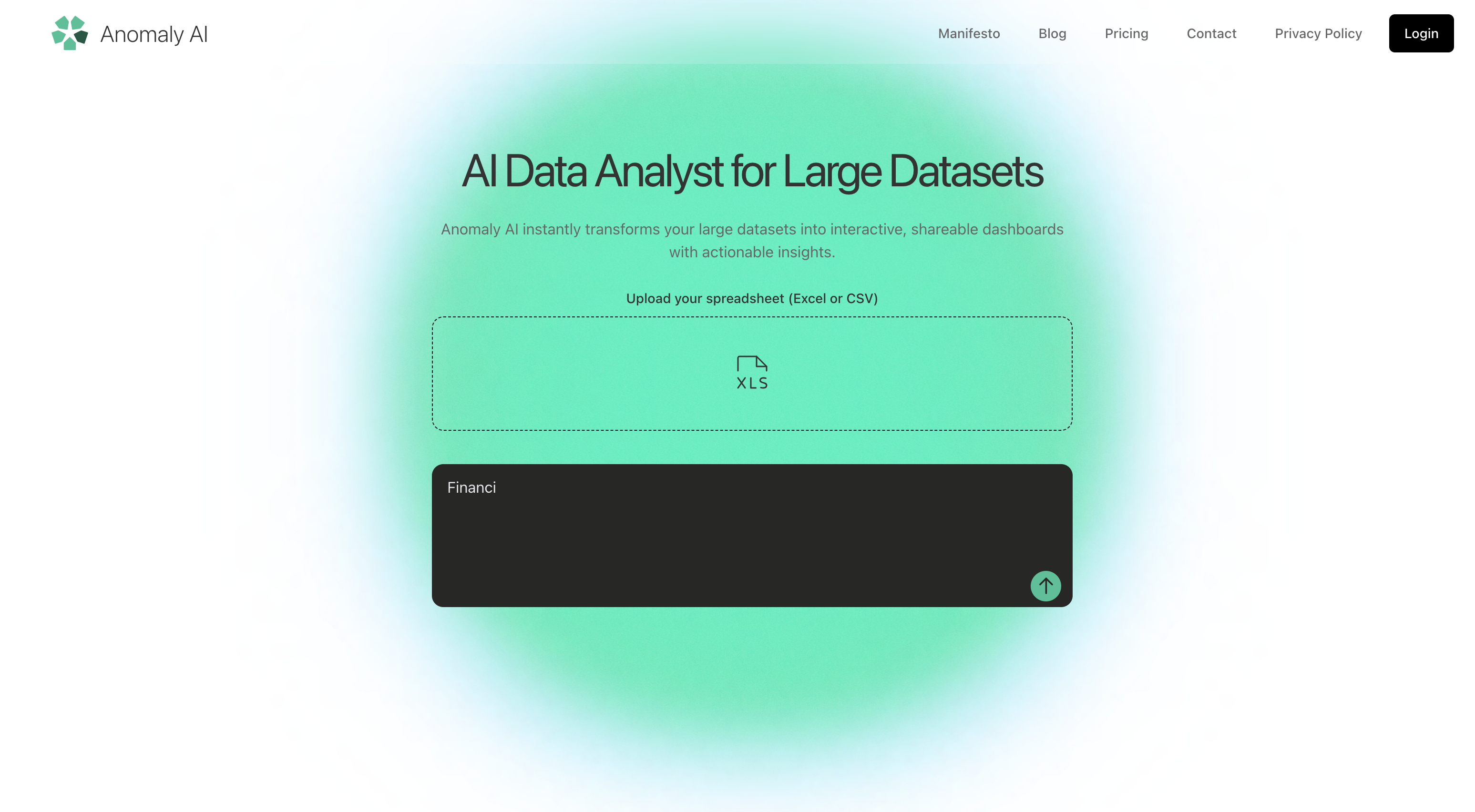 FindAnomaly - Screenshot showing the interface and features of this AI tool