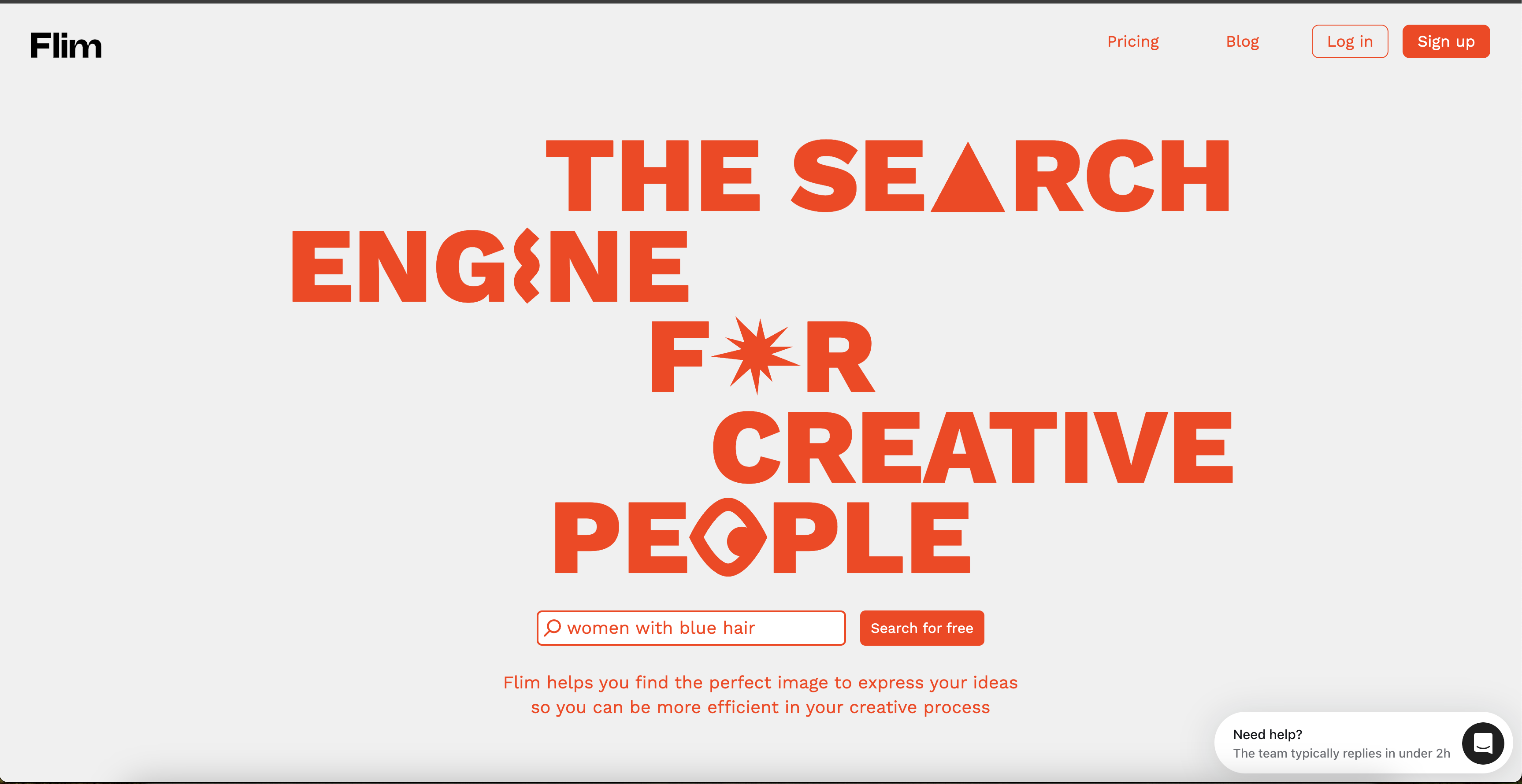 Flim - Screenshot showing the interface and features of this AI tool