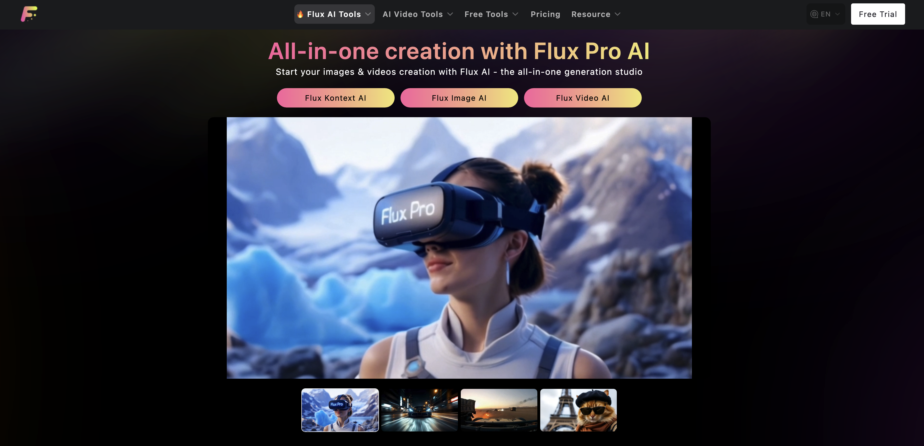 FluxProWeb | AI Talking Baby Generator - Screenshot showing the interface and features of this AI tool