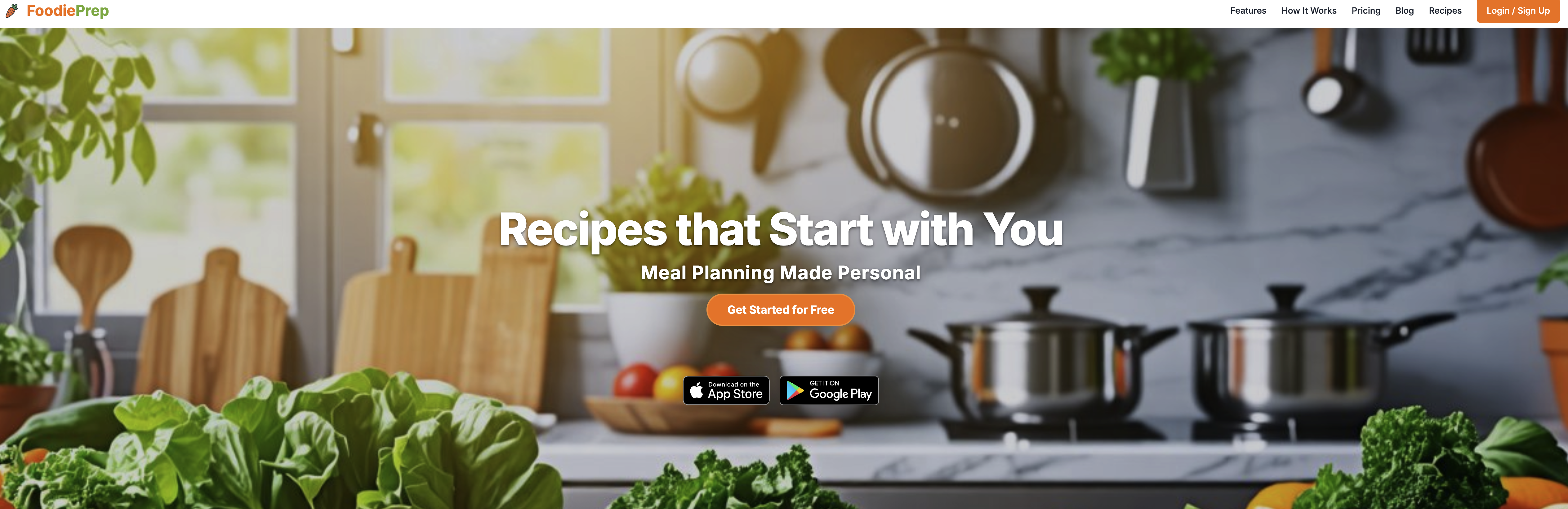 FoodiePrepv1.1.0 - Screenshot showing the interface and features of this AI tool