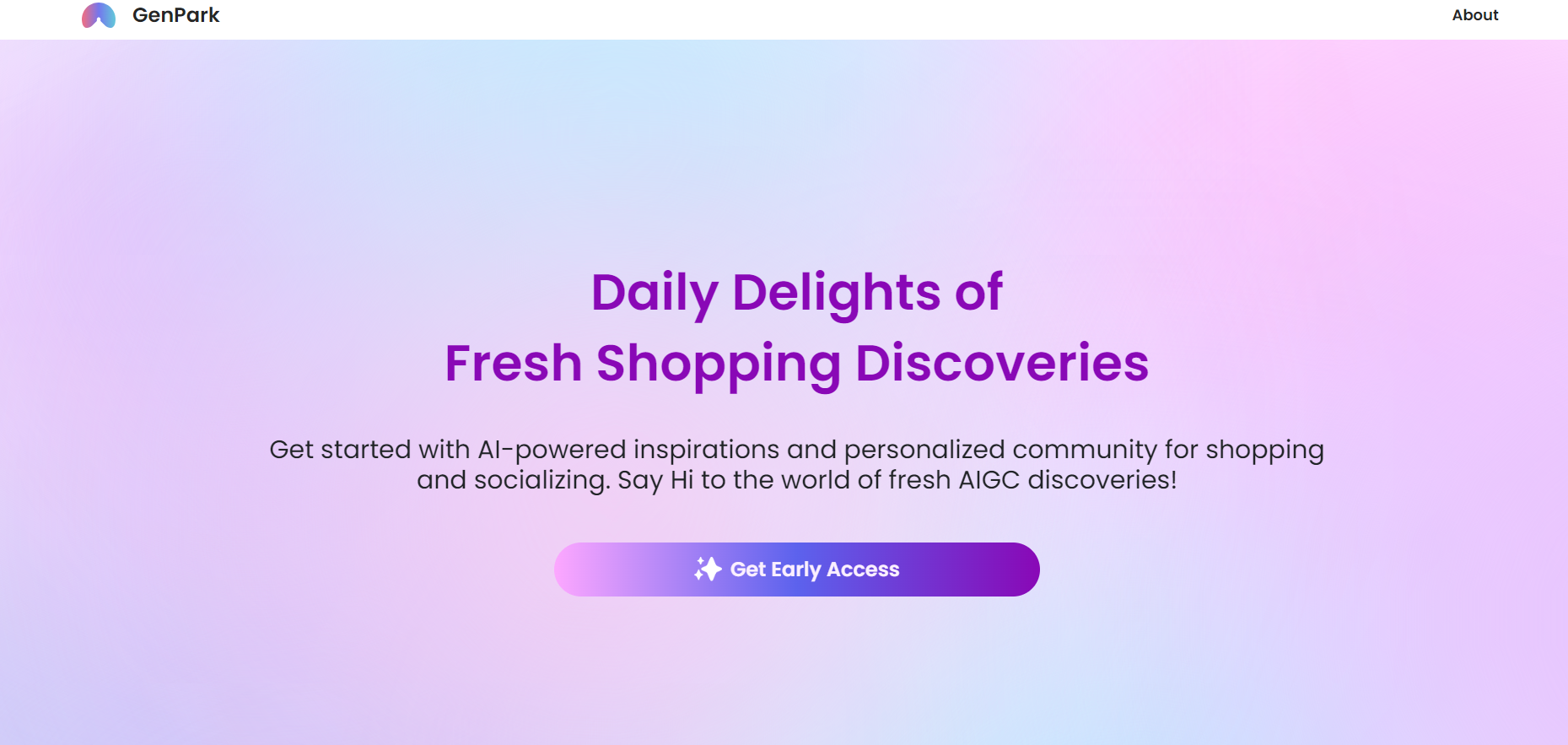 GenPark - Screenshot showing the interface and features of this AI tool