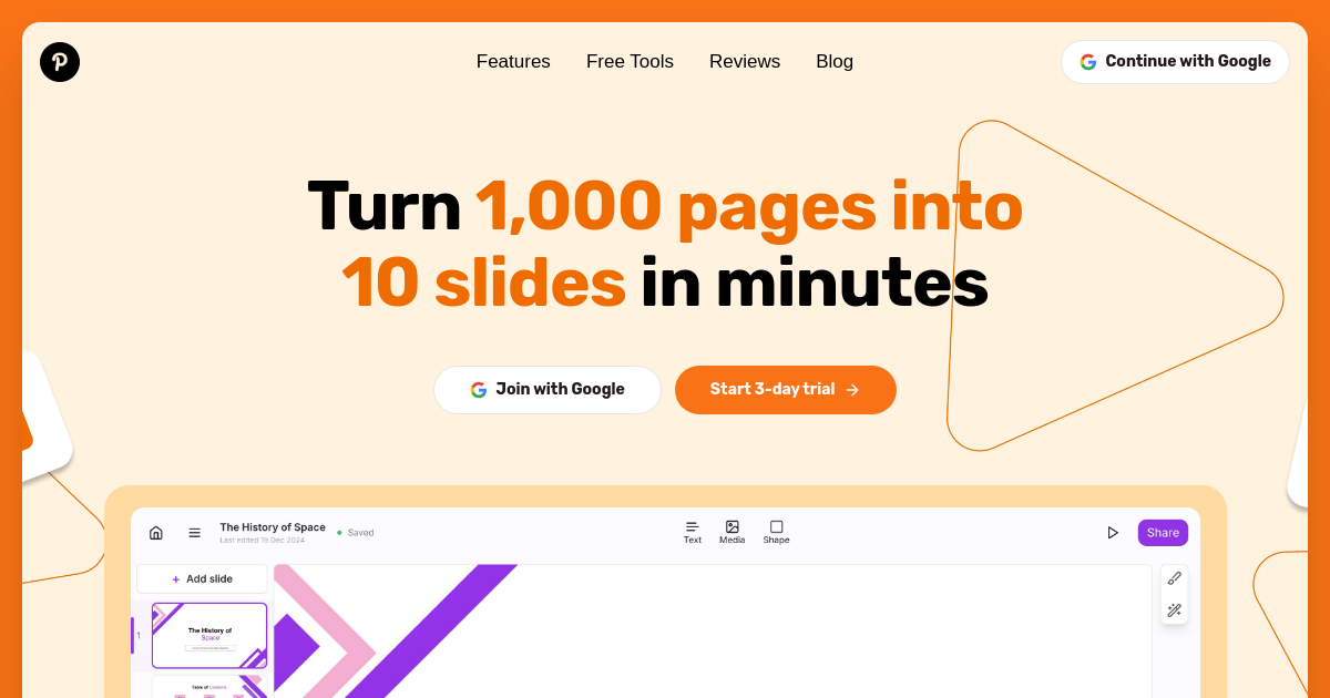 GenPPTv3.0.0 - Screenshot showing the interface and features of this AI tool