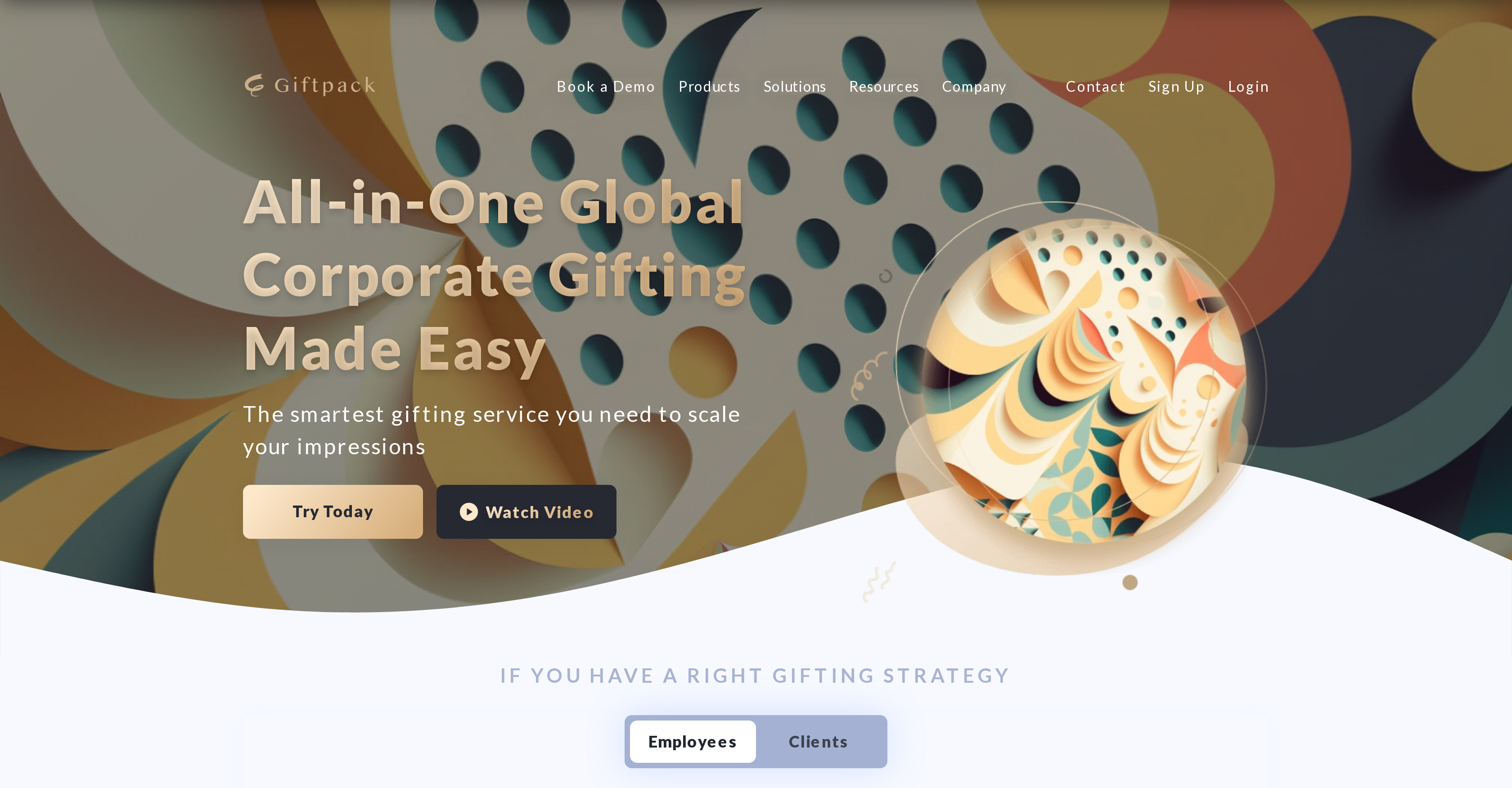 Giftpack AI - Screenshot showing the interface and features of this AI tool
