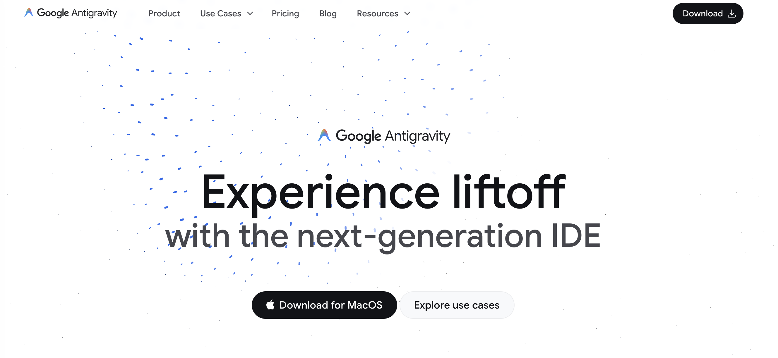 Google Antigravity - Screenshot showing the interface and features of this AI tool