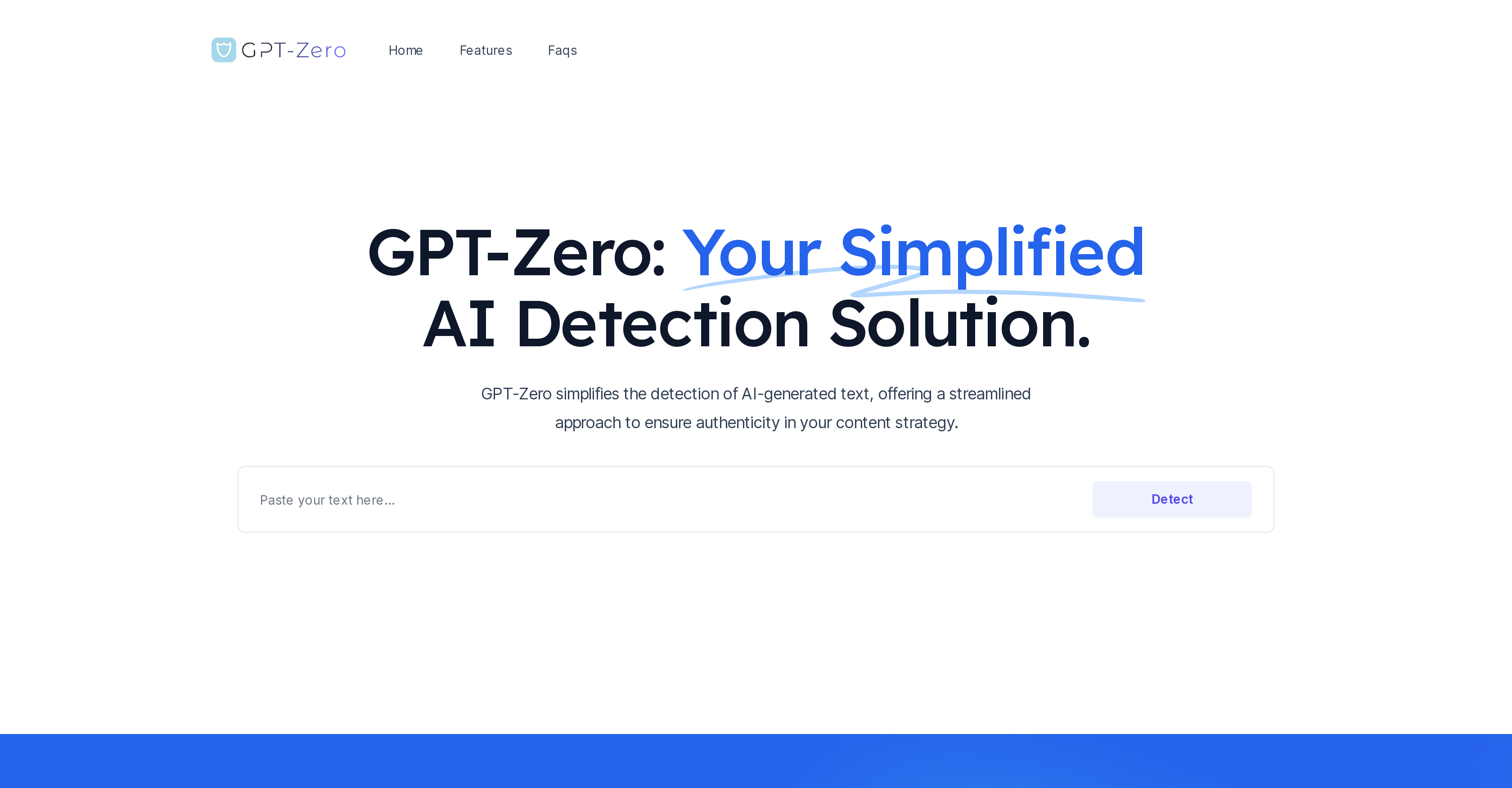 GPTZero.cc - Screenshot showing the interface and features of this AI tool