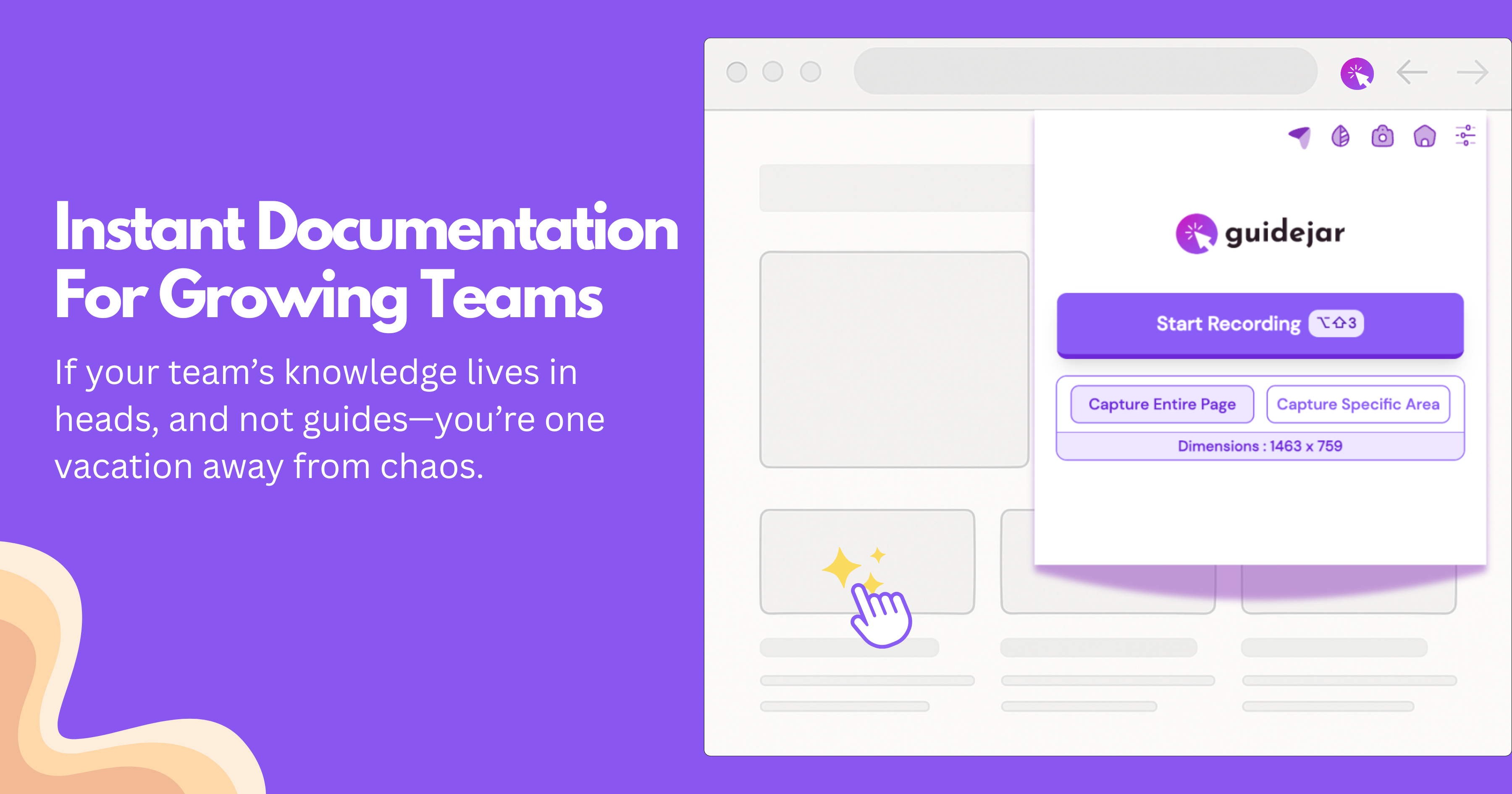 Guidejar - Screenshot showing the interface and features of this AI tool