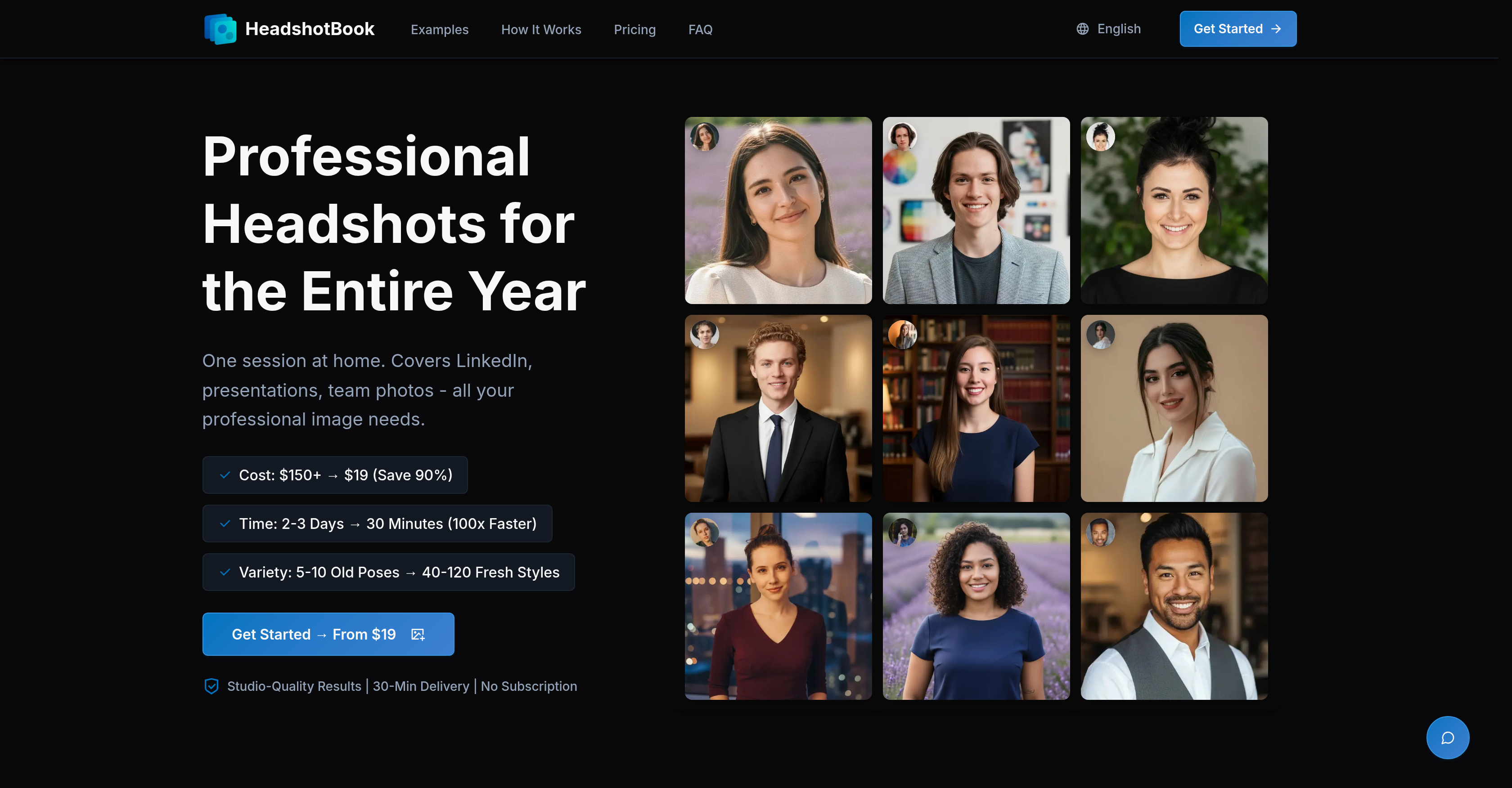 HeadshotBook - AI Headshot Generator - Screenshot showing the interface and features of this AI tool