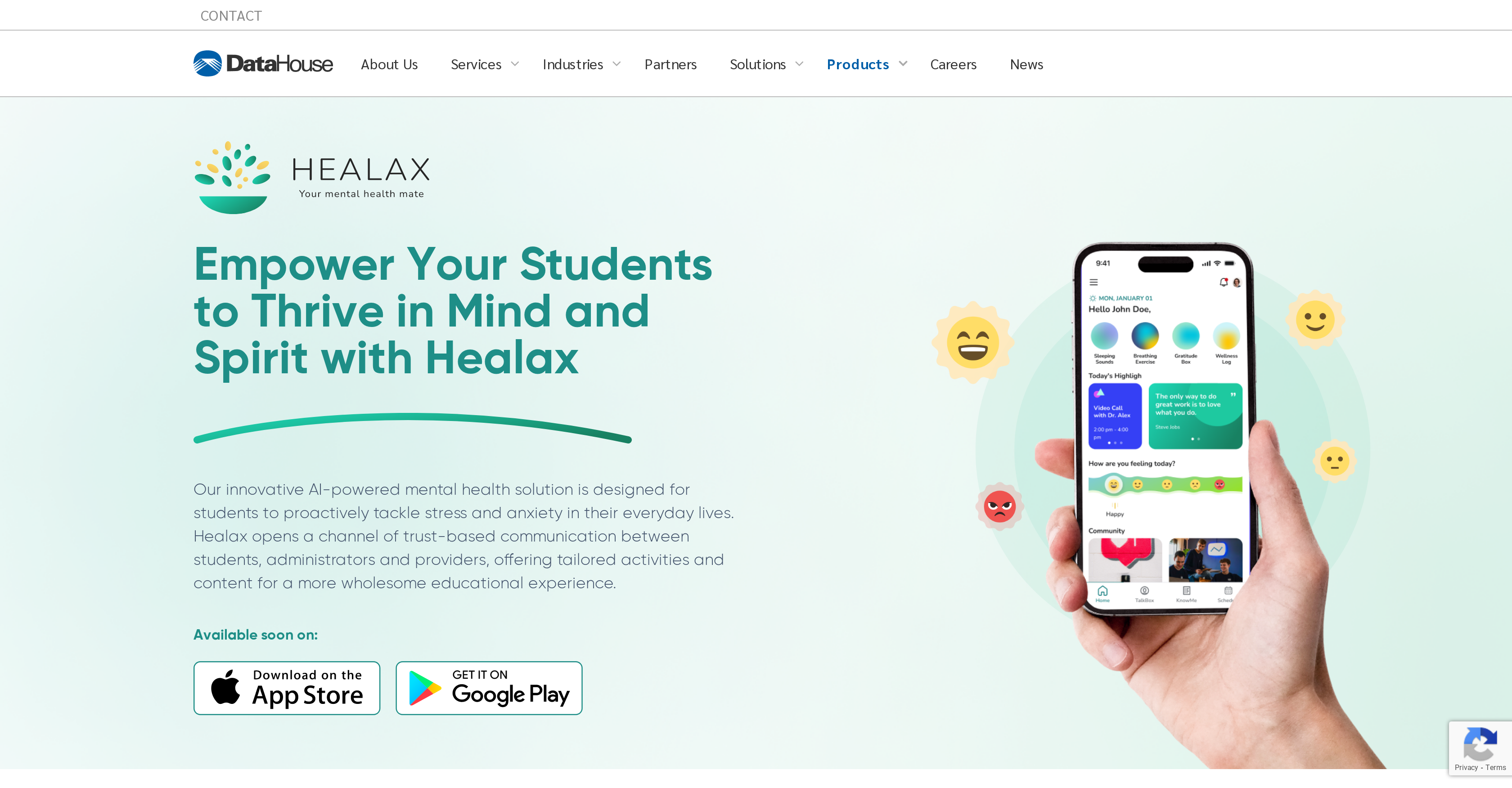 Healax - Screenshot showing the interface and features of this AI tool