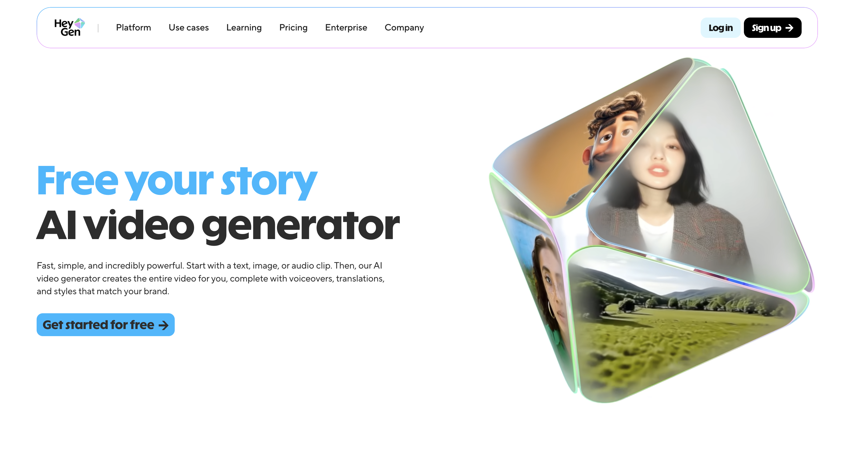 HeyGenv3.2 - Screenshot showing the interface and features of this AI tool